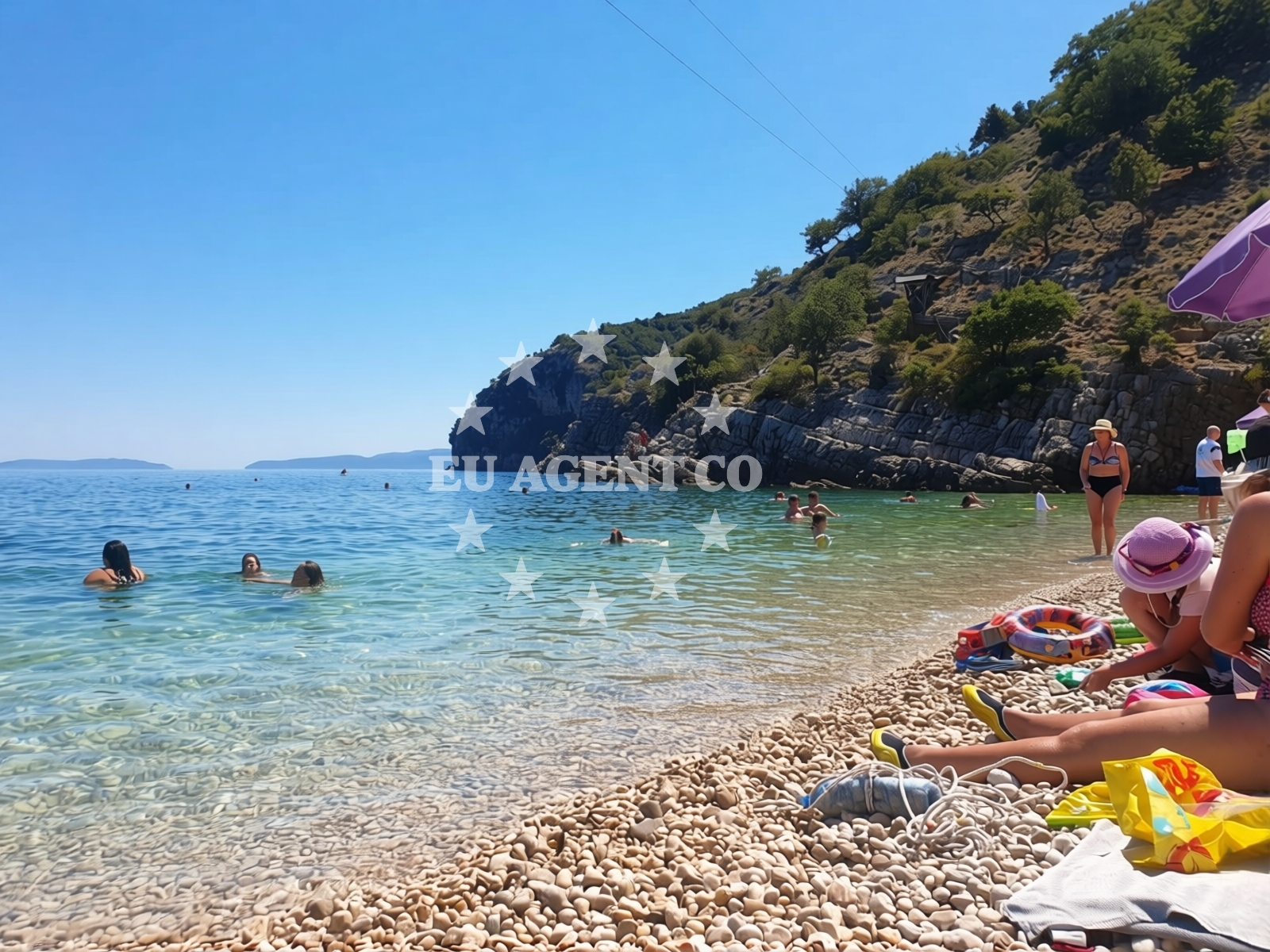 Additional view of Beli beach in Beli 2, Beli