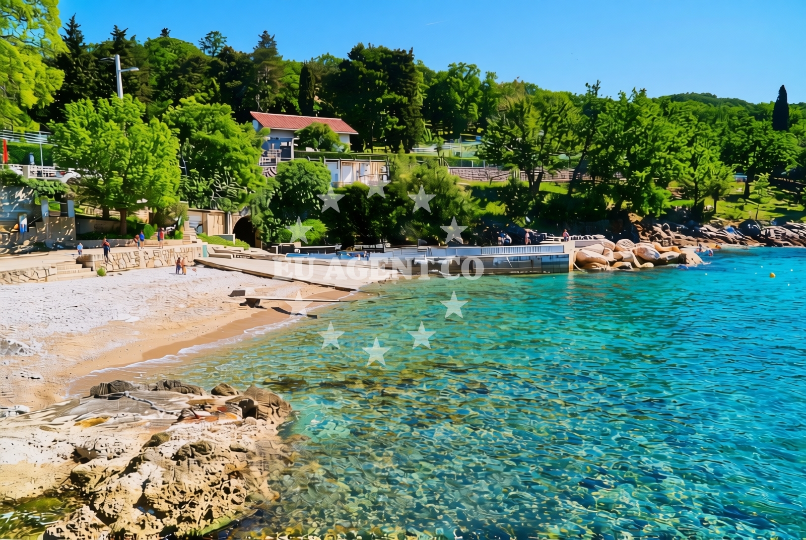 Additional view of Beli beach in Beli 2, Beli