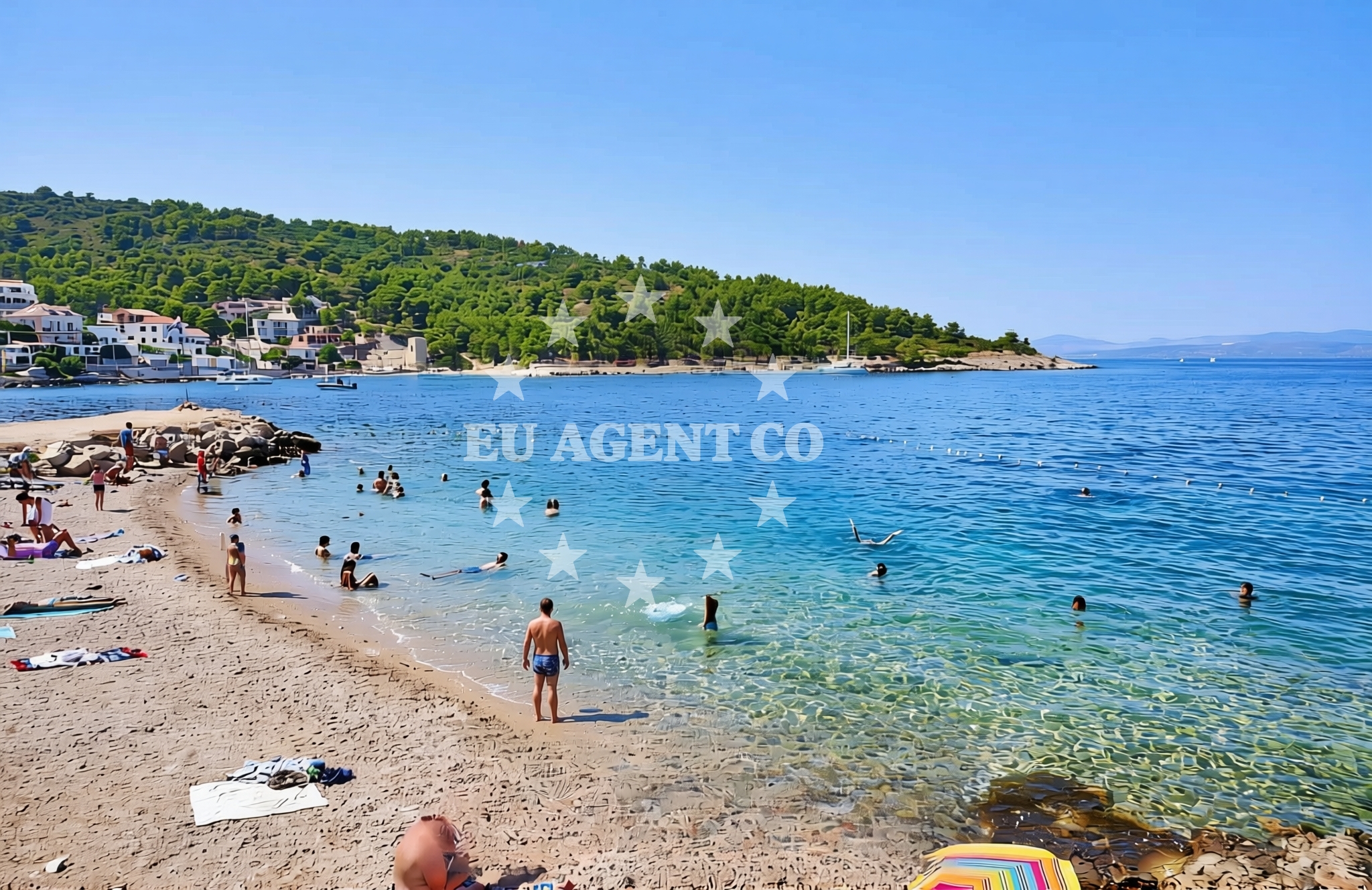 Beach facilities and surroundings at Belinda's beach in Varica 33., Stomorska