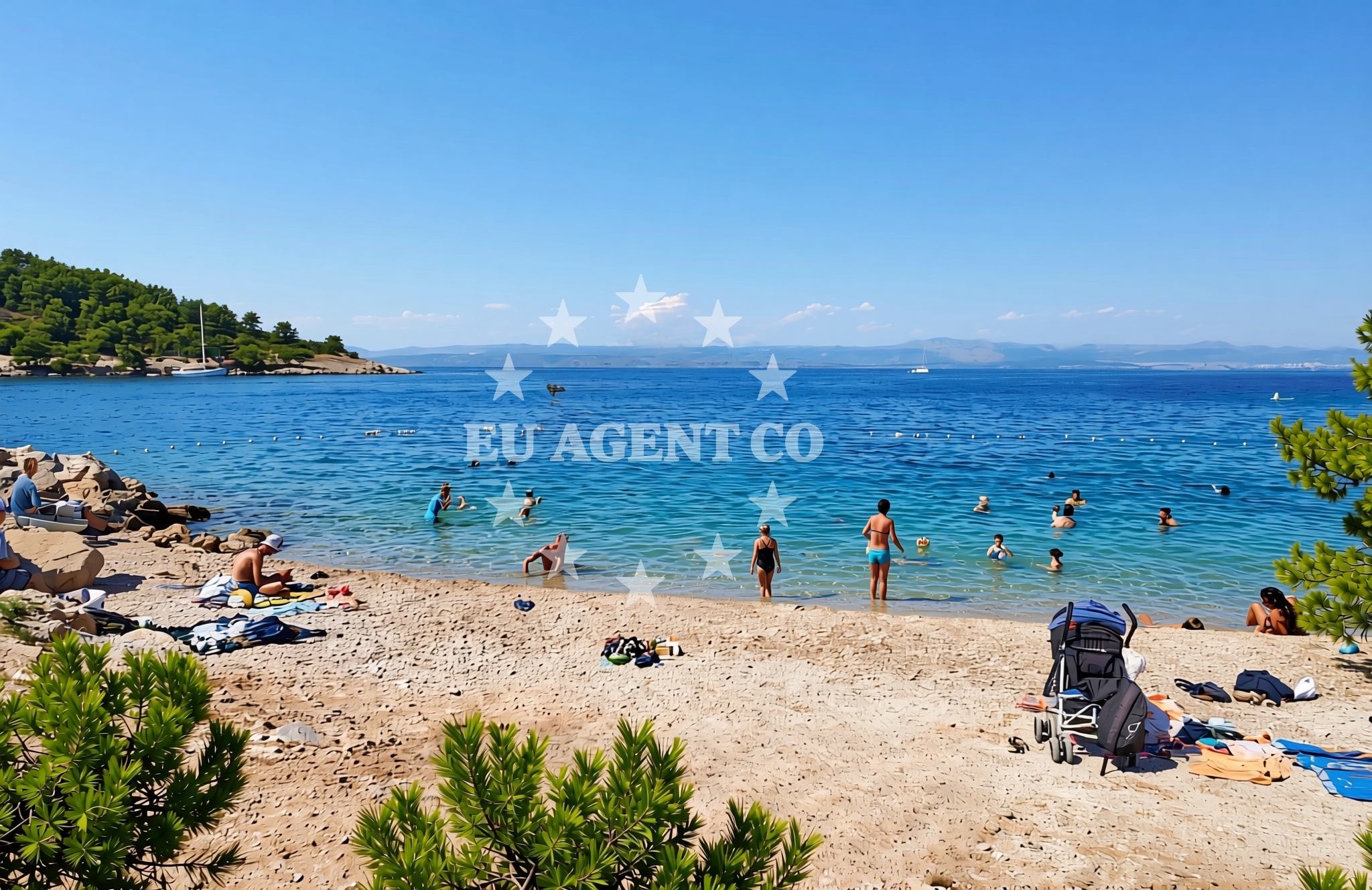 Additional view of Belinda's beach in Varica 33., Stomorska