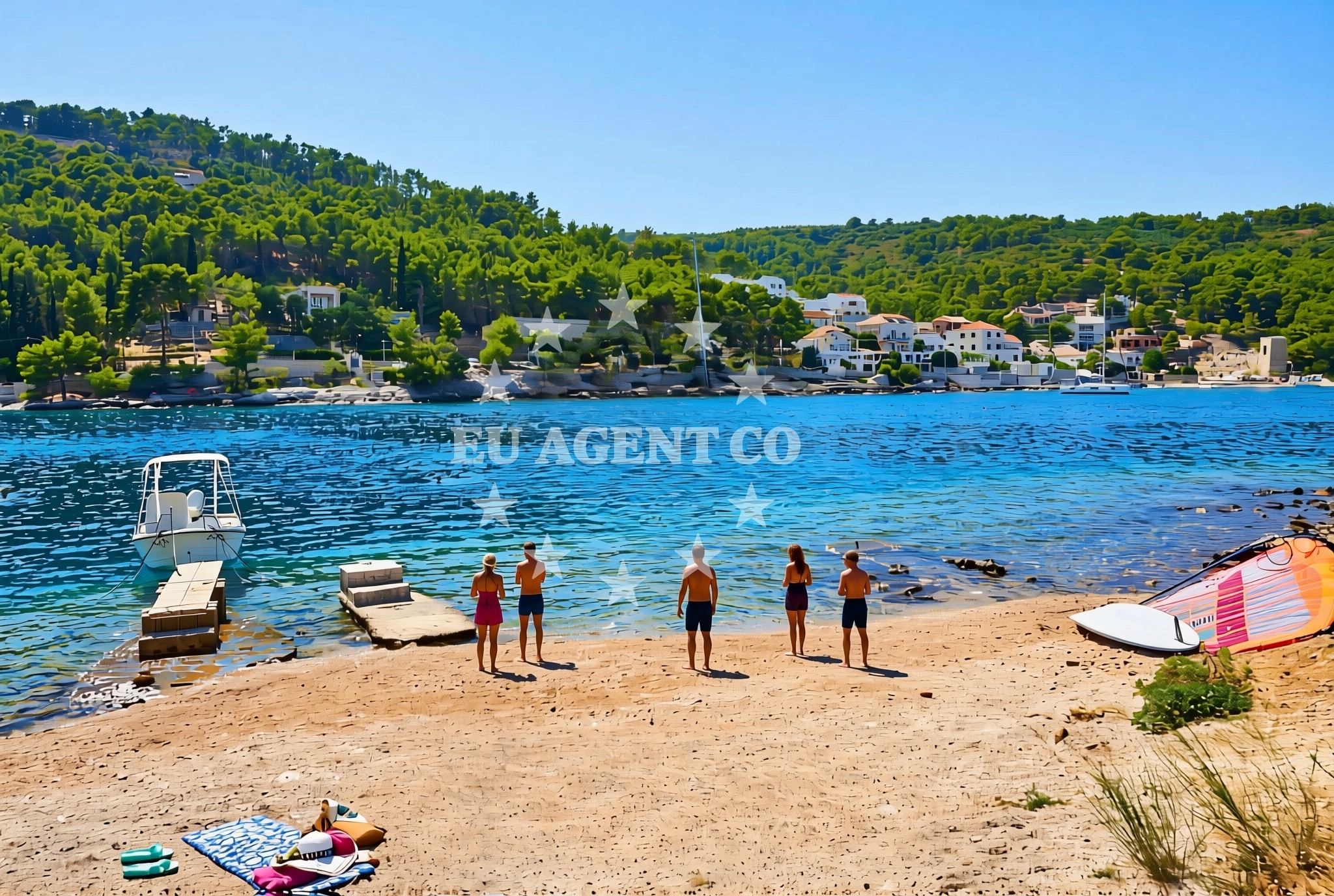 Additional view of Belinda's beach in Varica 33., Stomorska