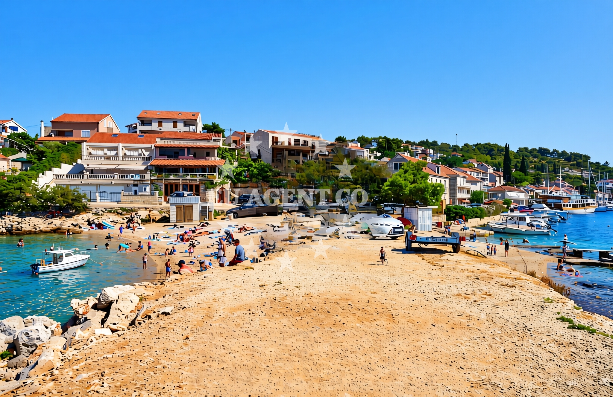 Additional view of Belinda's beach in Varica 33., Stomorska