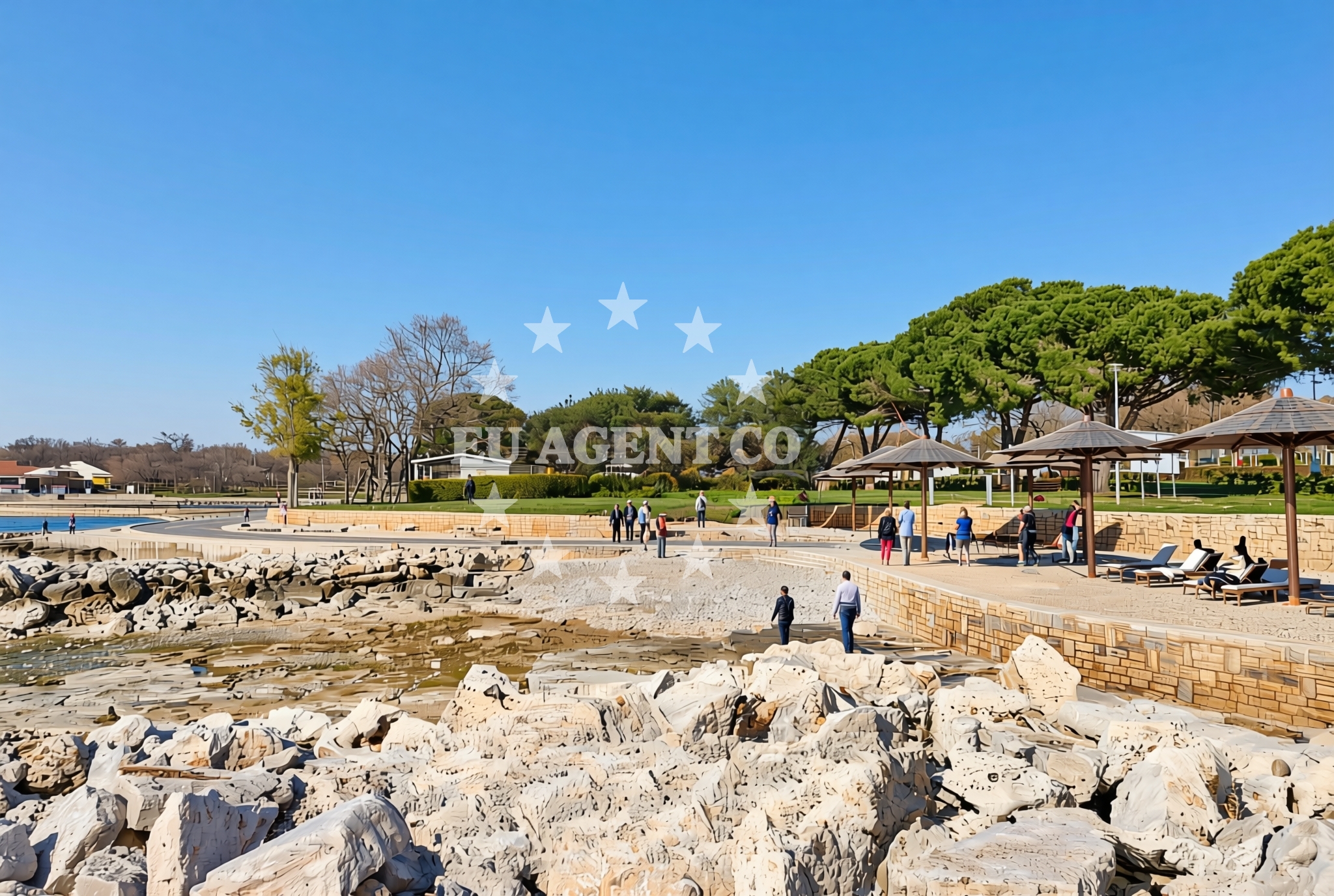 Additional view of Bella Vista beach in Ladin gaj 132a, Umag