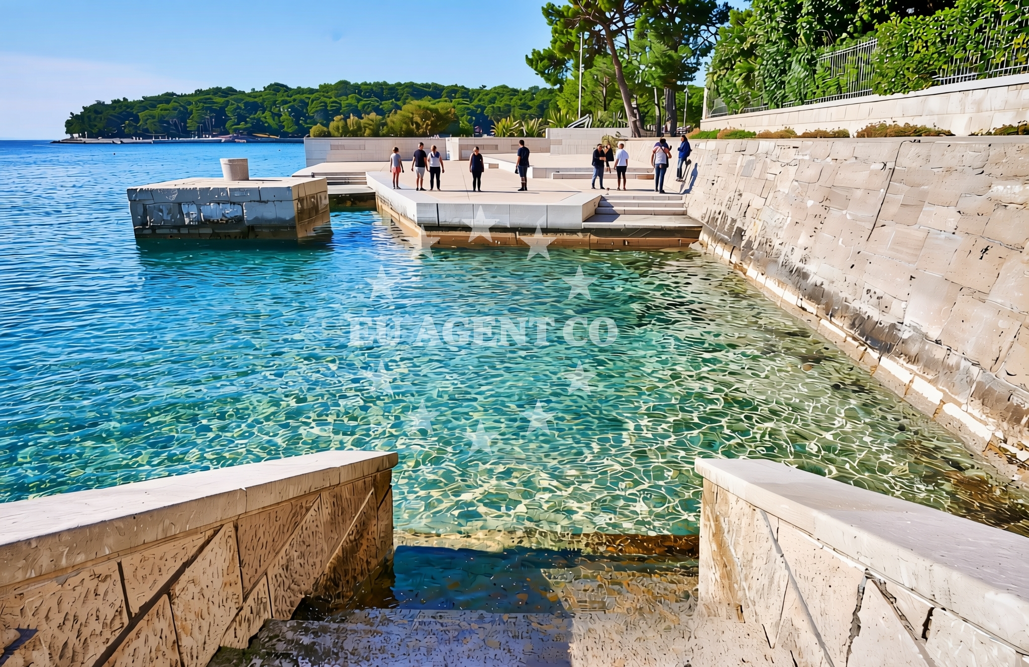 Additional view of Bellevue, Mali Lošinj (Lošinj) Beach in Bellevue
