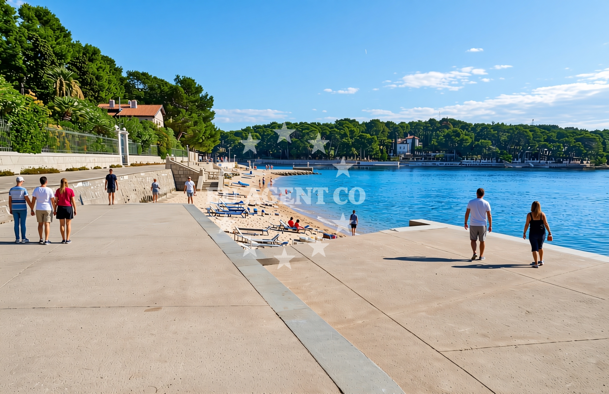 Additional view of Bellevue, Mali Lošinj (Lošinj) Beach in Bellevue