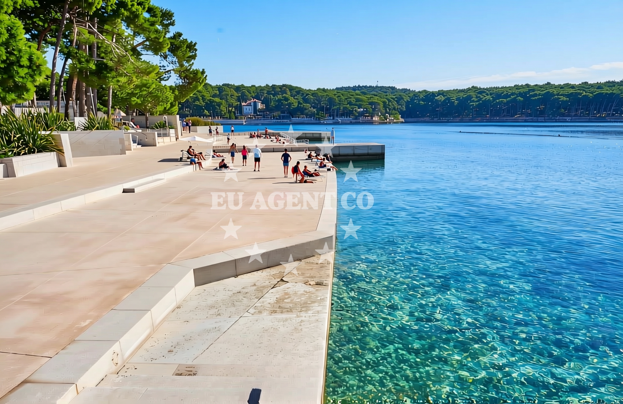 Additional view of Bellevue, Mali Lošinj (Lošinj) Beach in Bellevue