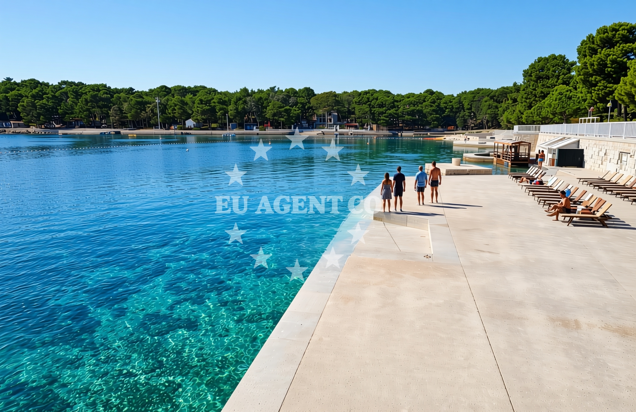 Additional view of Bellevue, Mali Lošinj (Lošinj) Beach in Bellevue