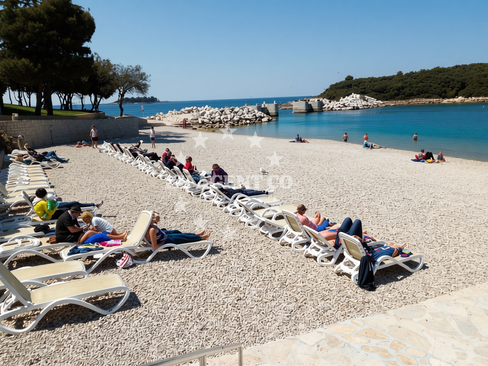 Additional view of Belvedere beach in Obala Maršala Tita 7a, Vrsar