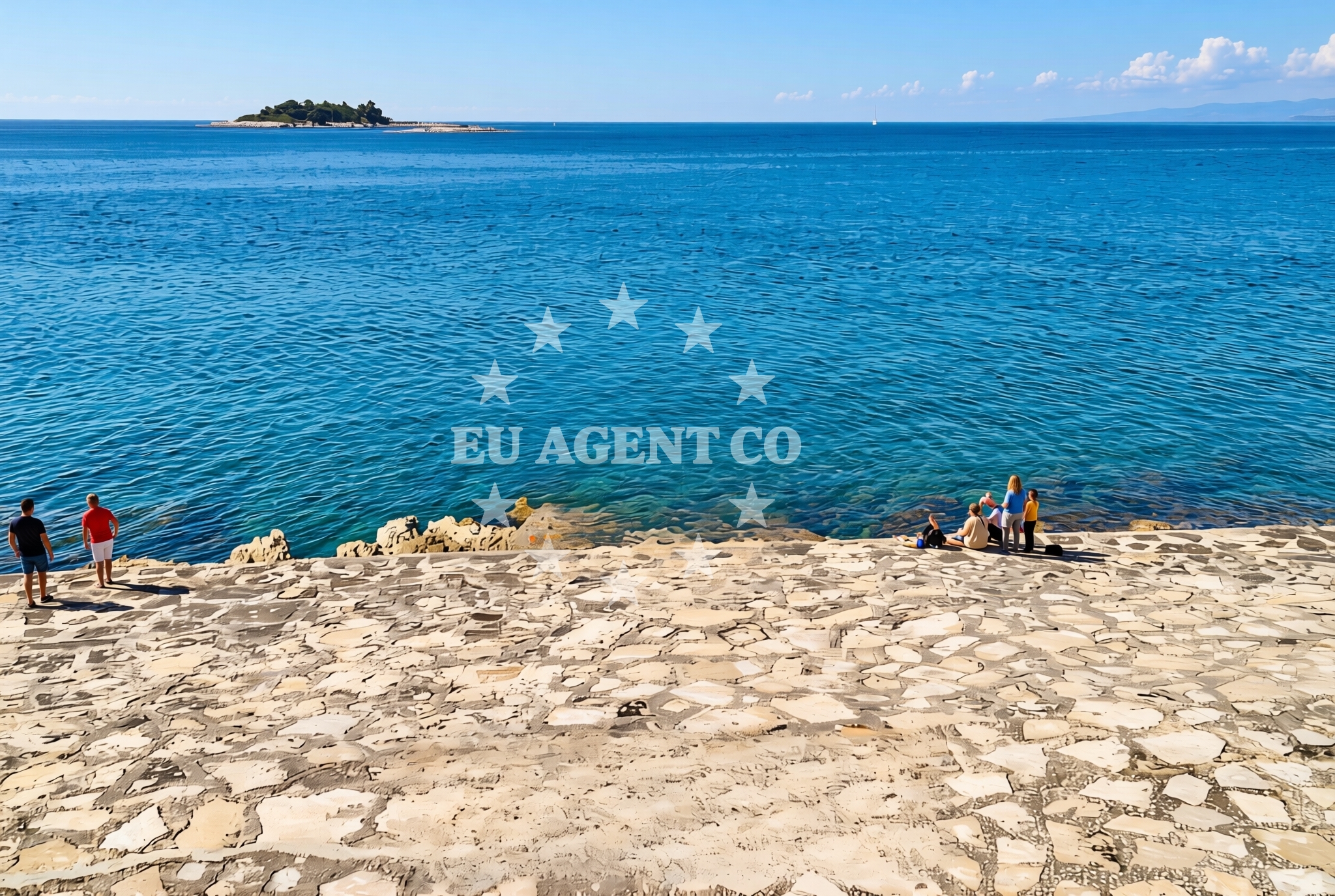 Additional view of Belvedere beach in Obala Maršala Tita 7a, Vrsar