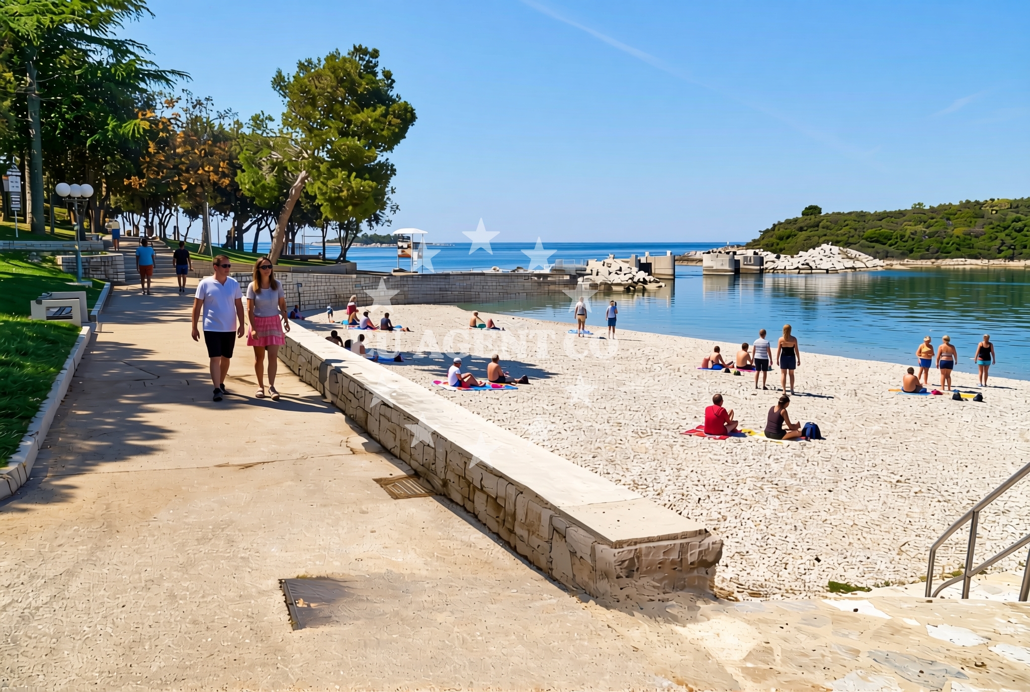 Additional view of Belvedere beach in Obala Maršala Tita 7a, Vrsar