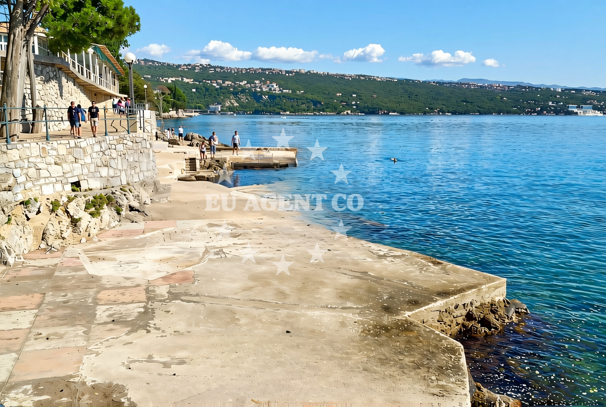 Overview of Belvedere, Opatija Beach in Belvedere
