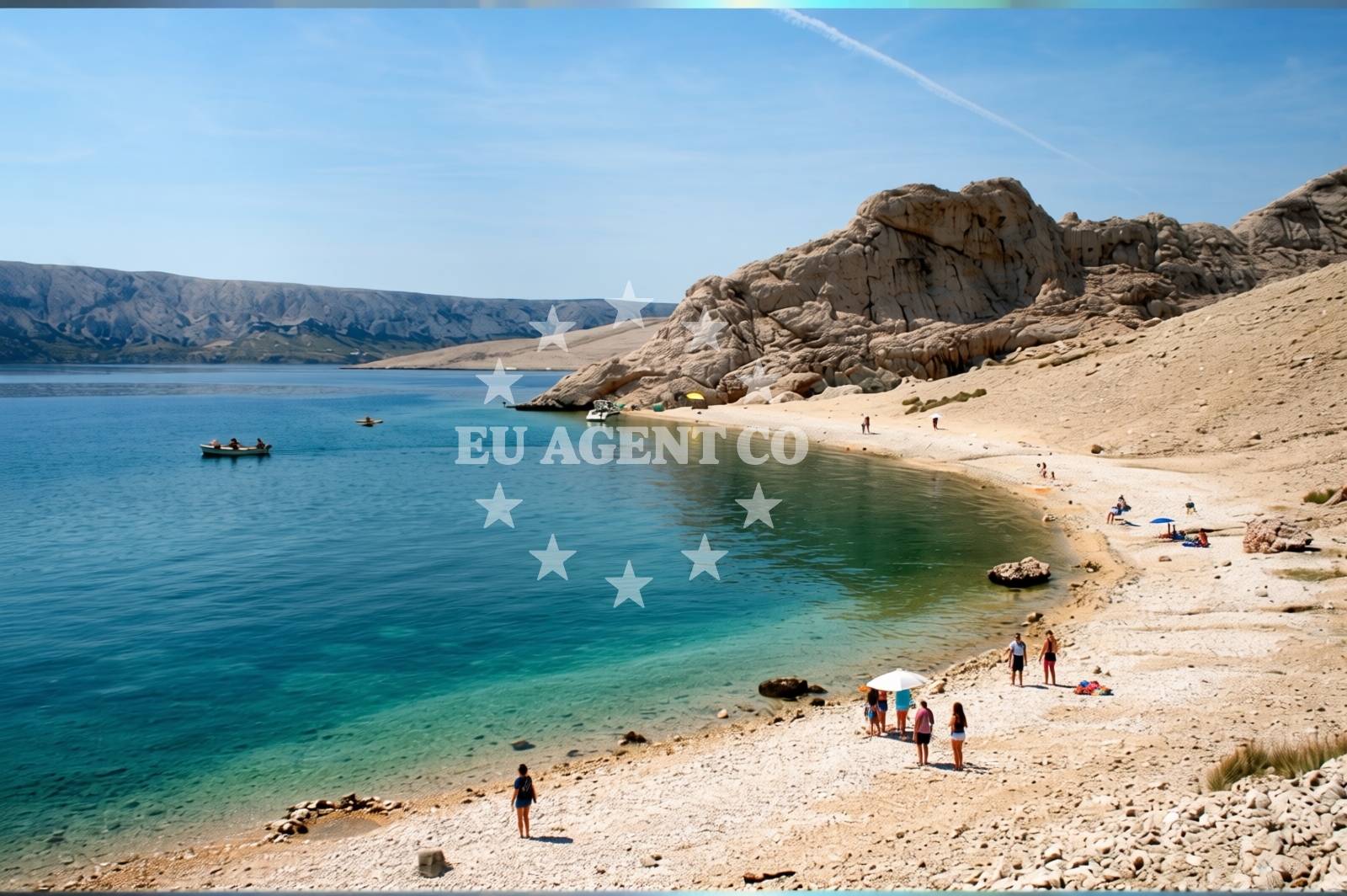 Additional view of Beritnica beach in , Metajna
