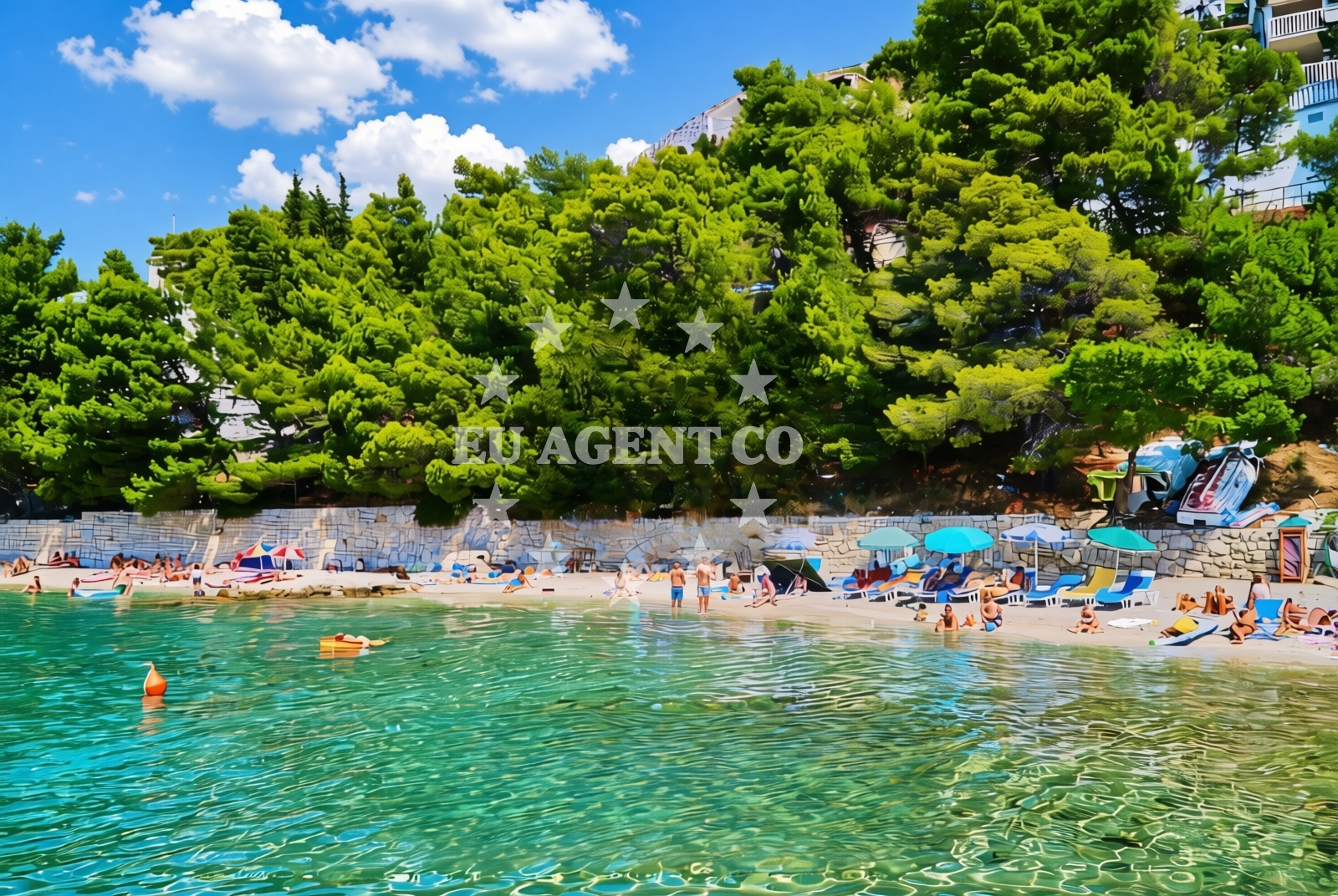 Additional view of Berulia, Brela Beach in Berulia