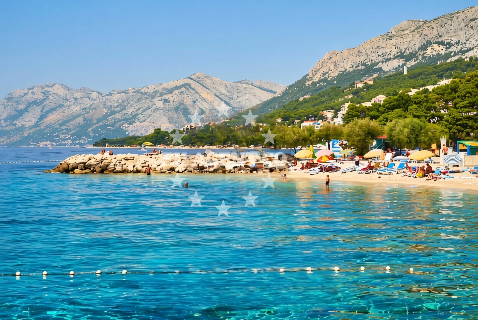Additional view of Berulia, Brela Beach in Berulia