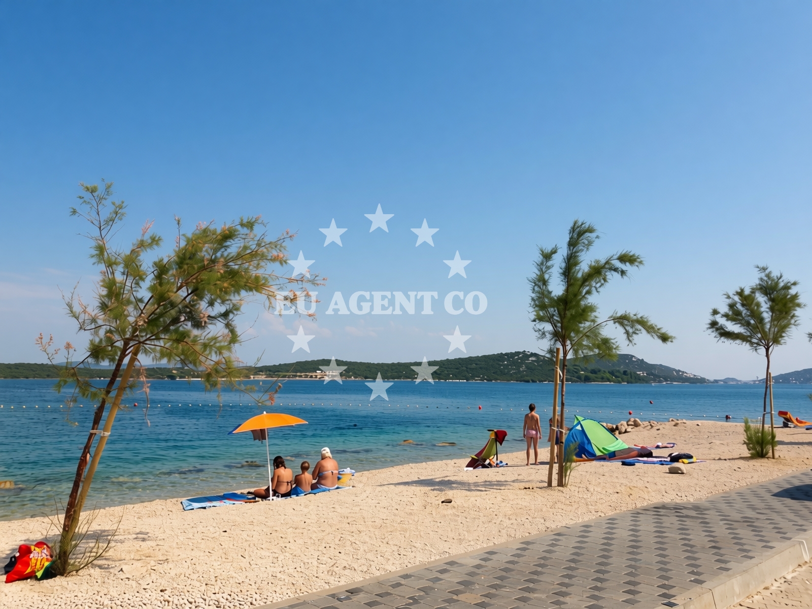 Additional view of Betina beach in Dolac 16B, Betina
