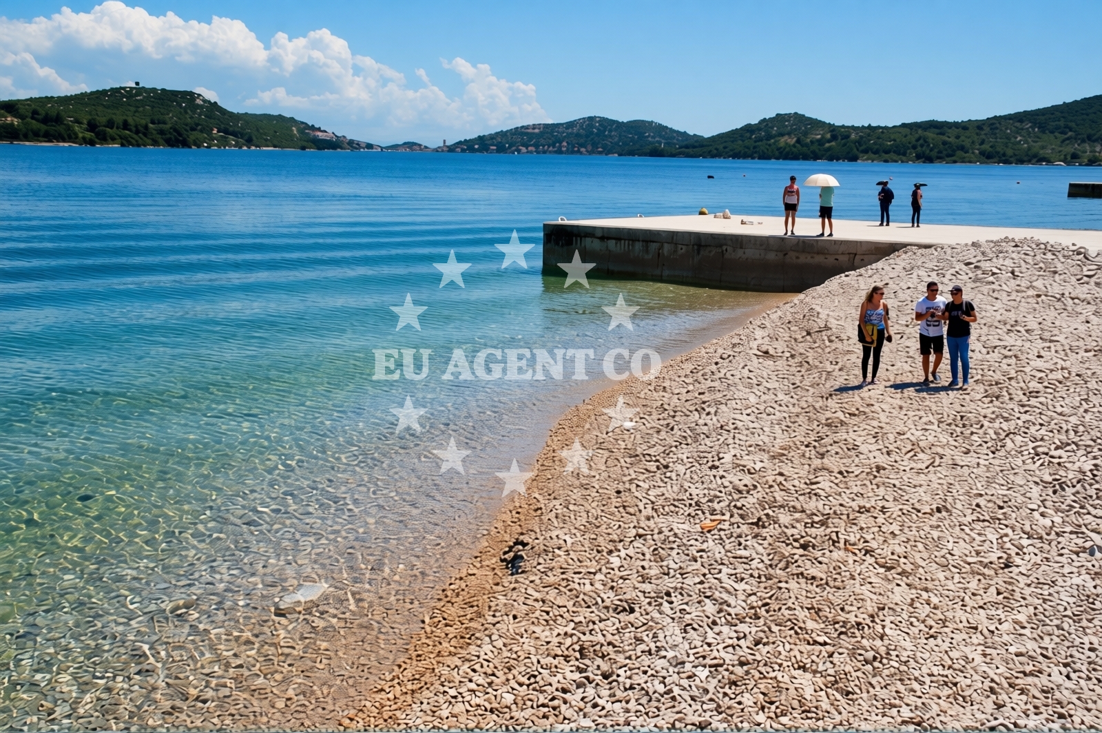 Additional view of Betina beach in Dolac 16B, Betina