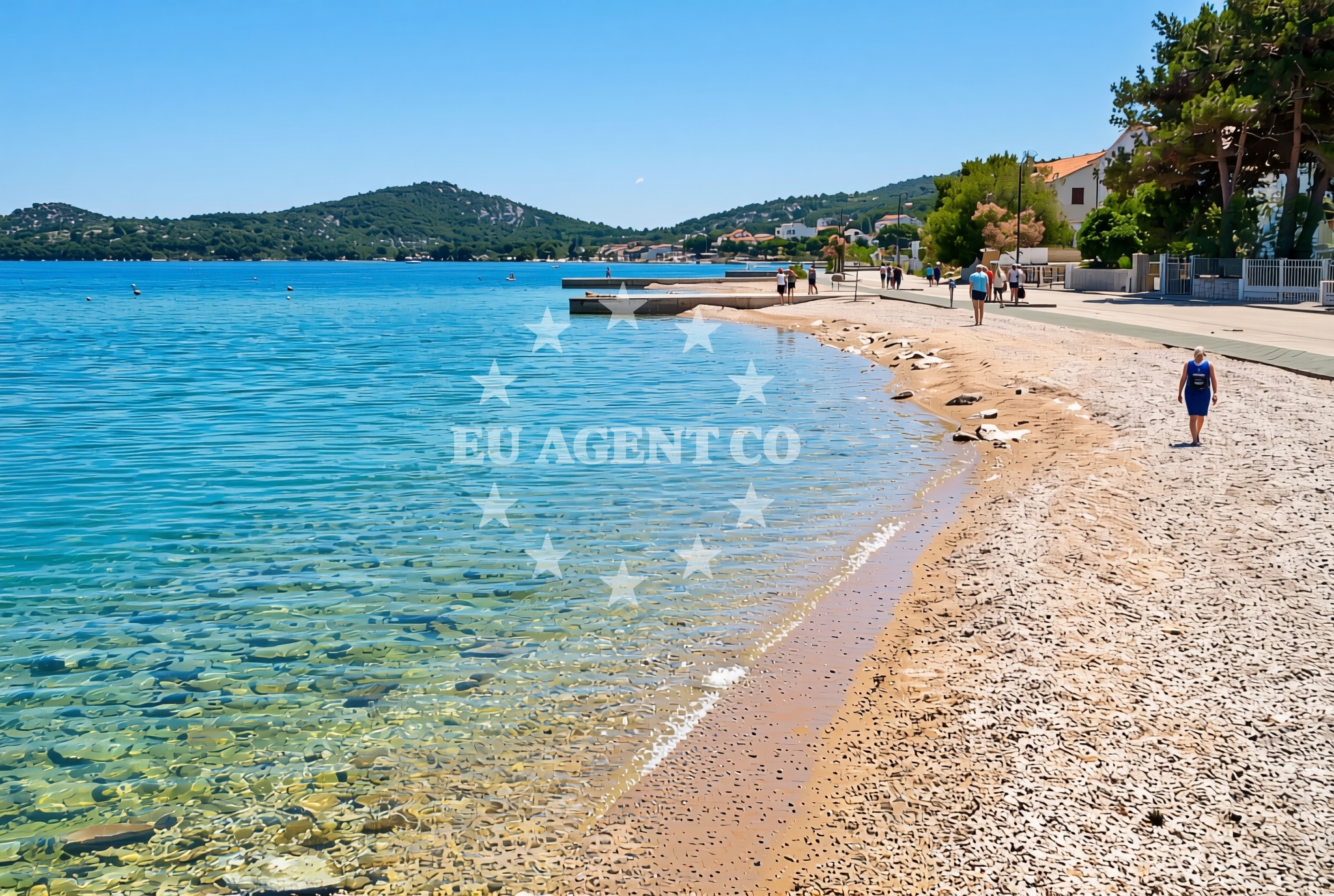 Additional view of Betina beach in Dolac 16B, Betina