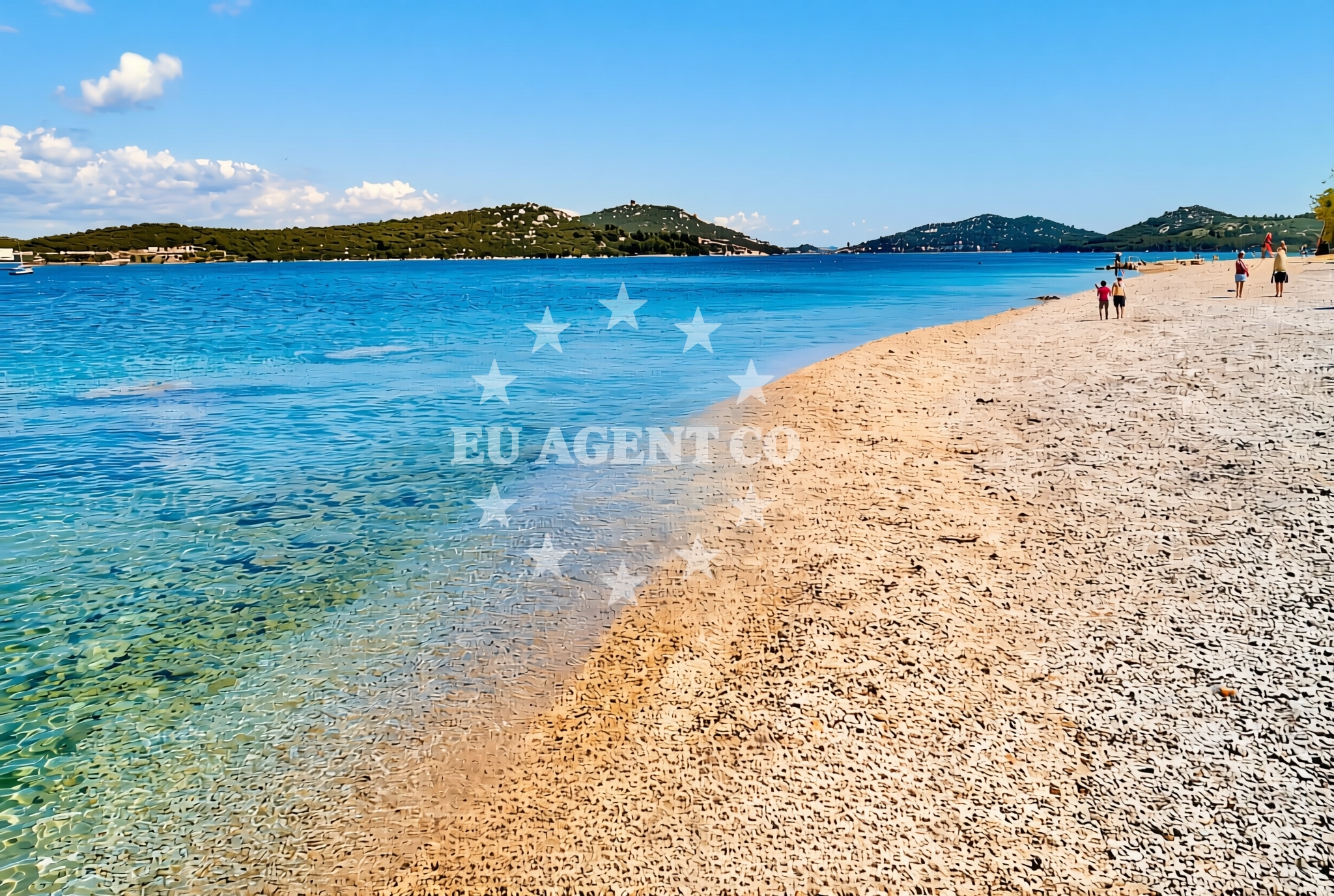 Additional view of Betina beach in Dolac 16B, Betina