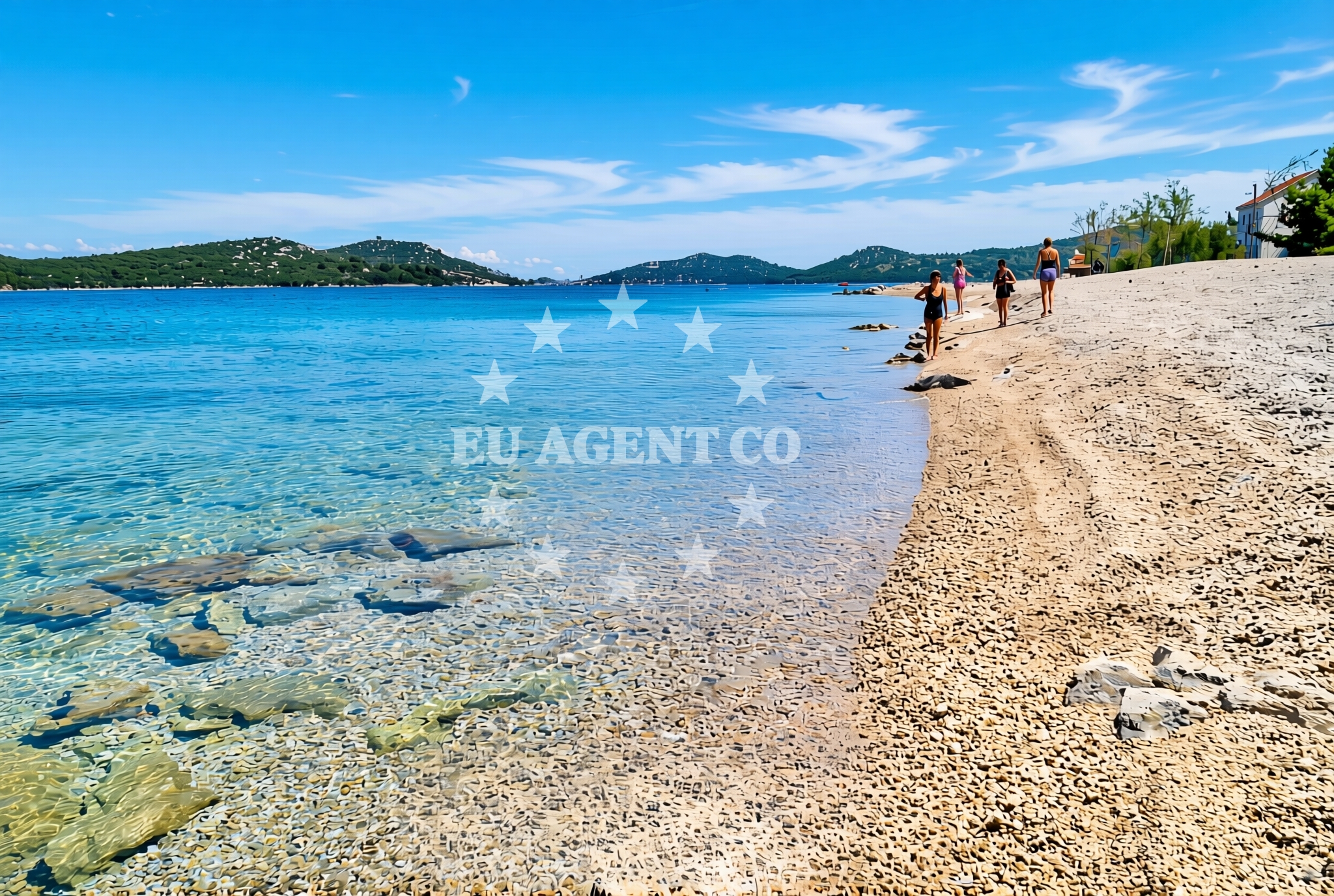 Additional view of Betina beach in Dolac 16B, Betina