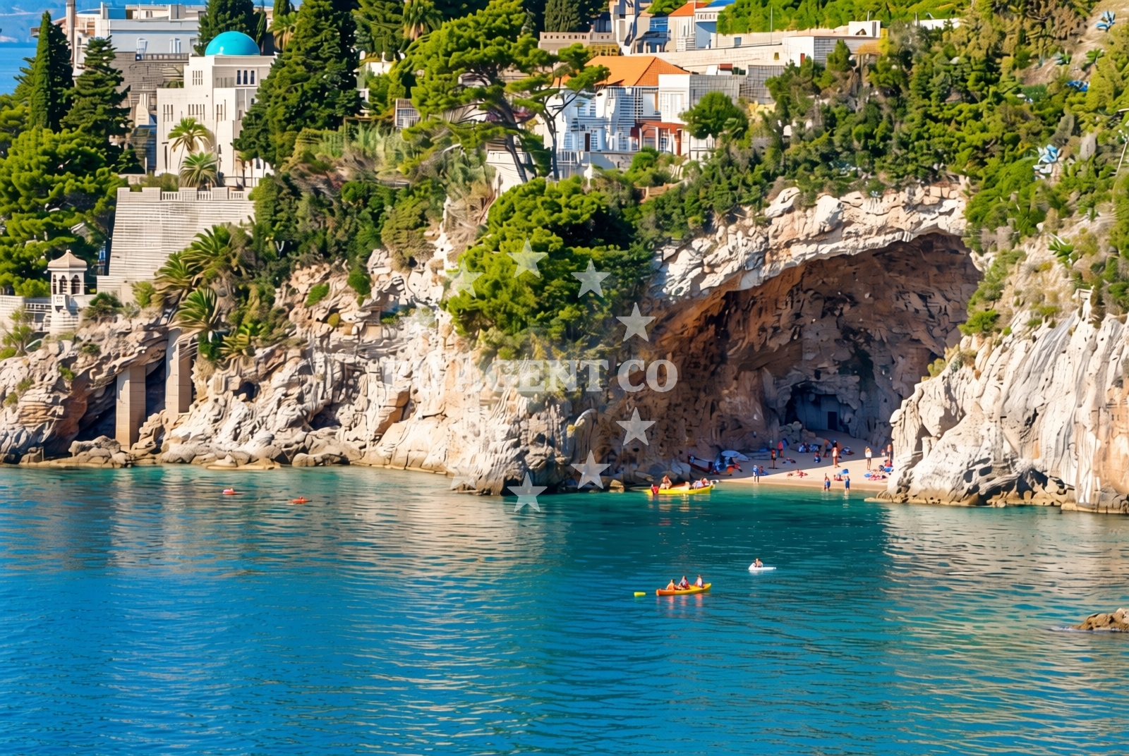 Additional view of Betina Cave beach in Zlatni potok 5, Dubrovnik