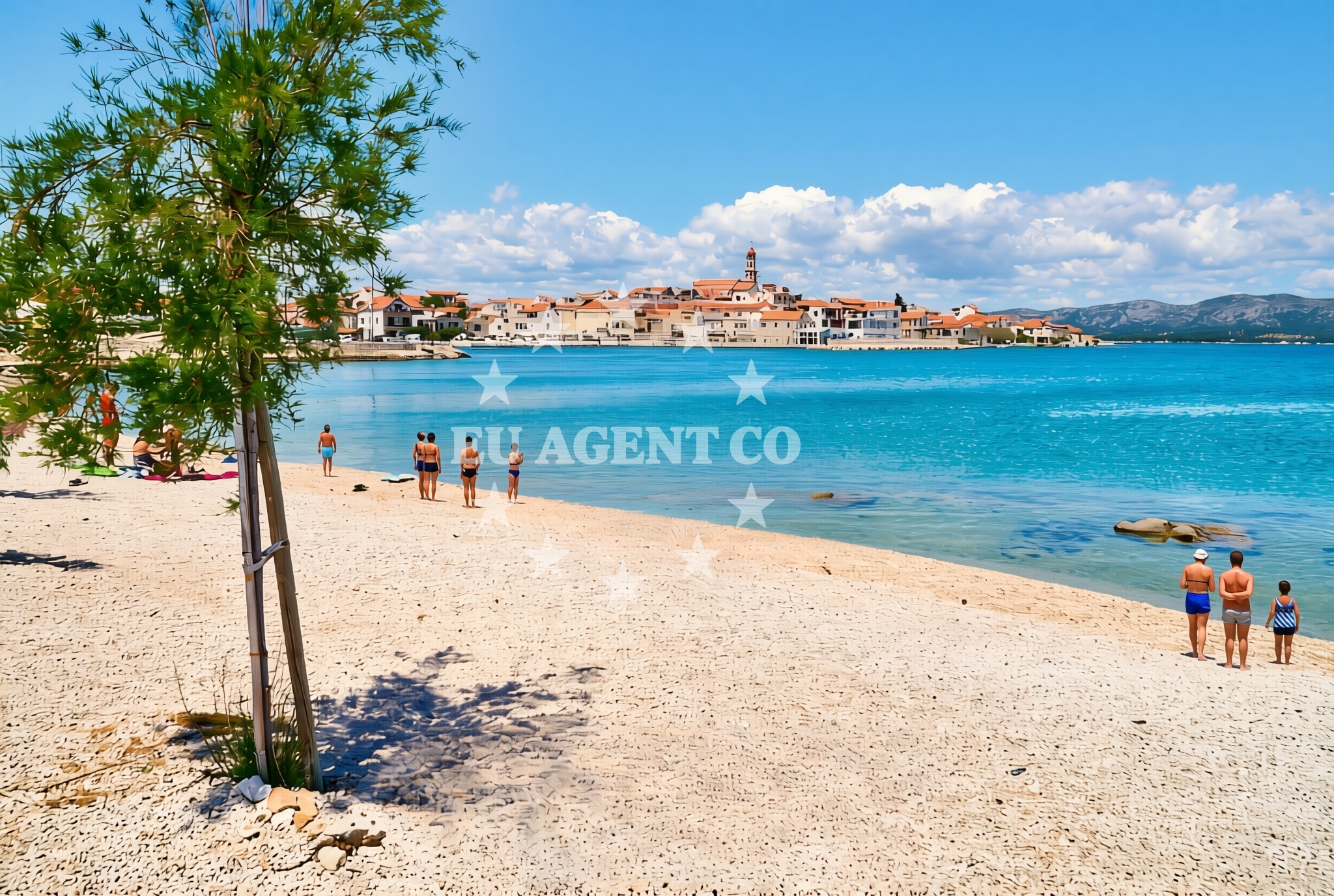 Shoreline and swimming area at Betina (Murter): beaches and coves (12) in Betina (Murter)