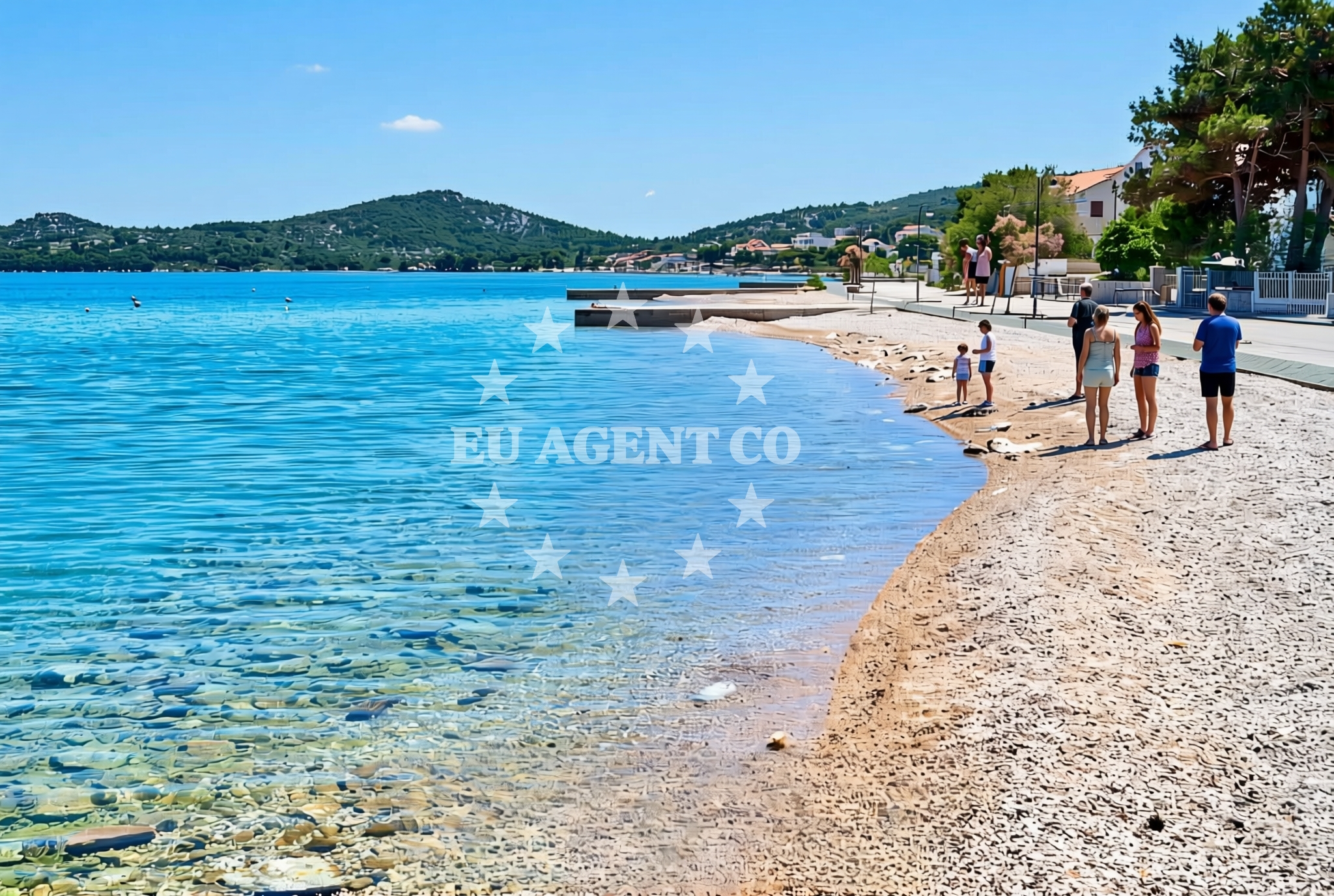 Sea and coastal view of Betina (Murter): beaches and coves (12) in Betina (Murter)