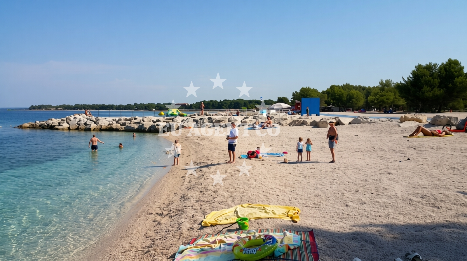 Additional view of Bi Village beach in 115 Dragonja, Fažana