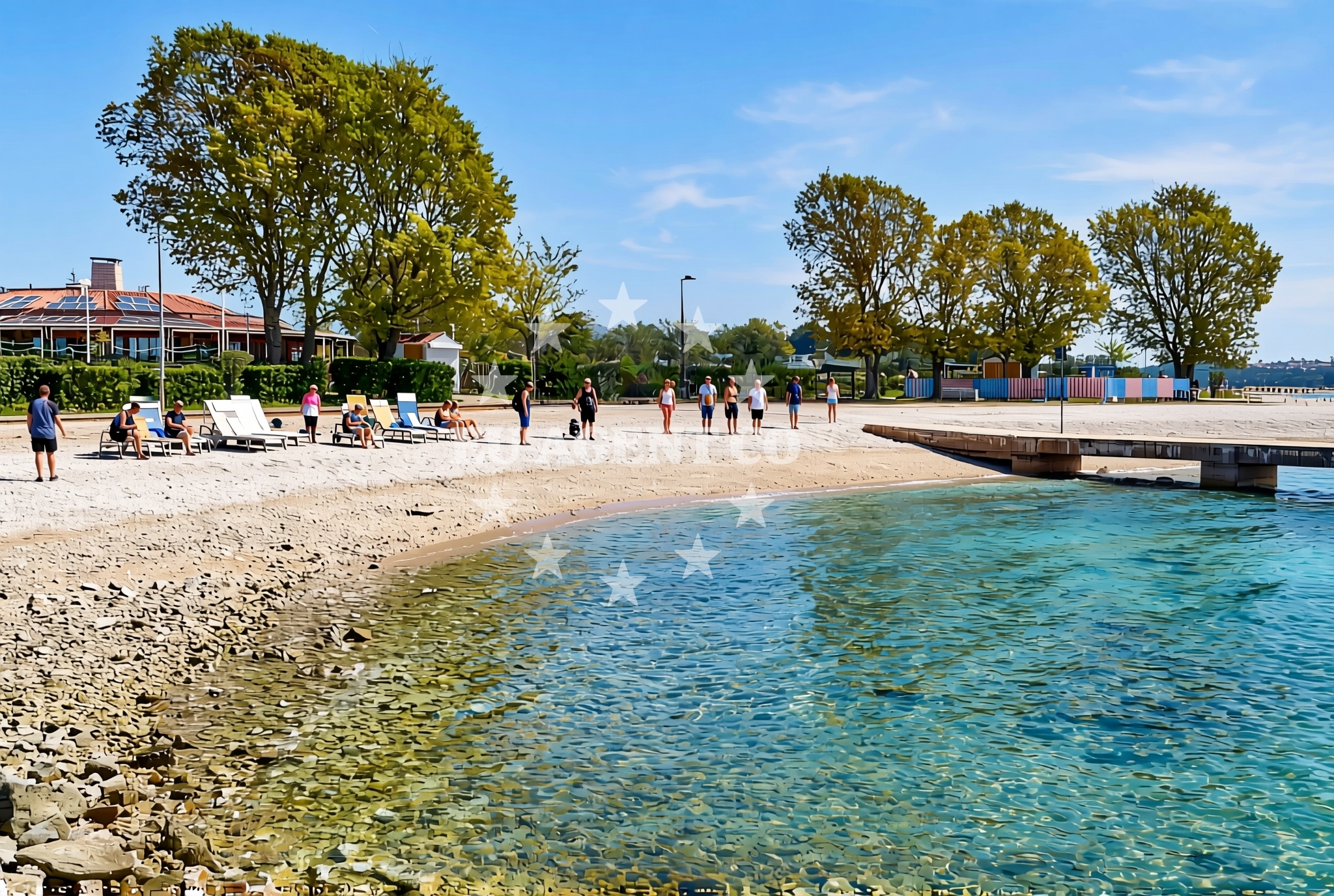 Additional view of Bi Village beach in 115 Dragonja, Fažana