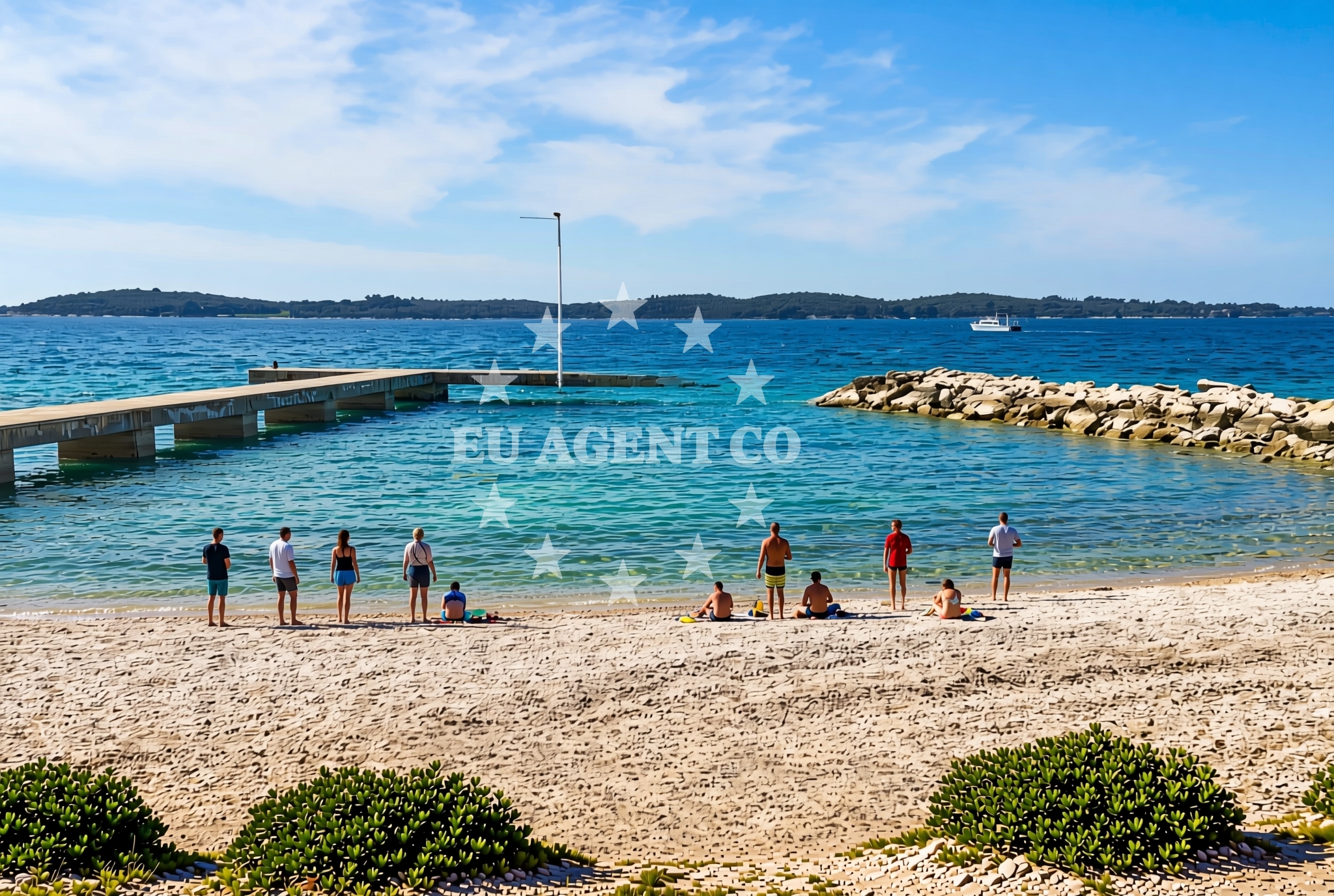 Additional view of Bi Village beach in 115 Dragonja, Fažana