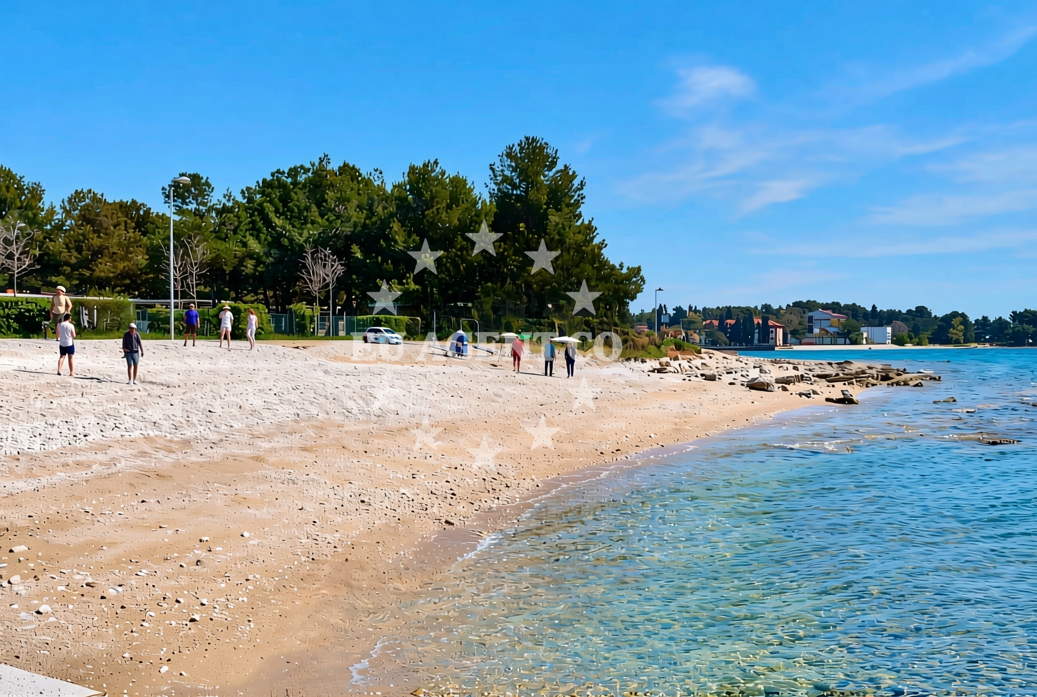 Additional view of Bi Village beach in 115 Dragonja, Fažana
