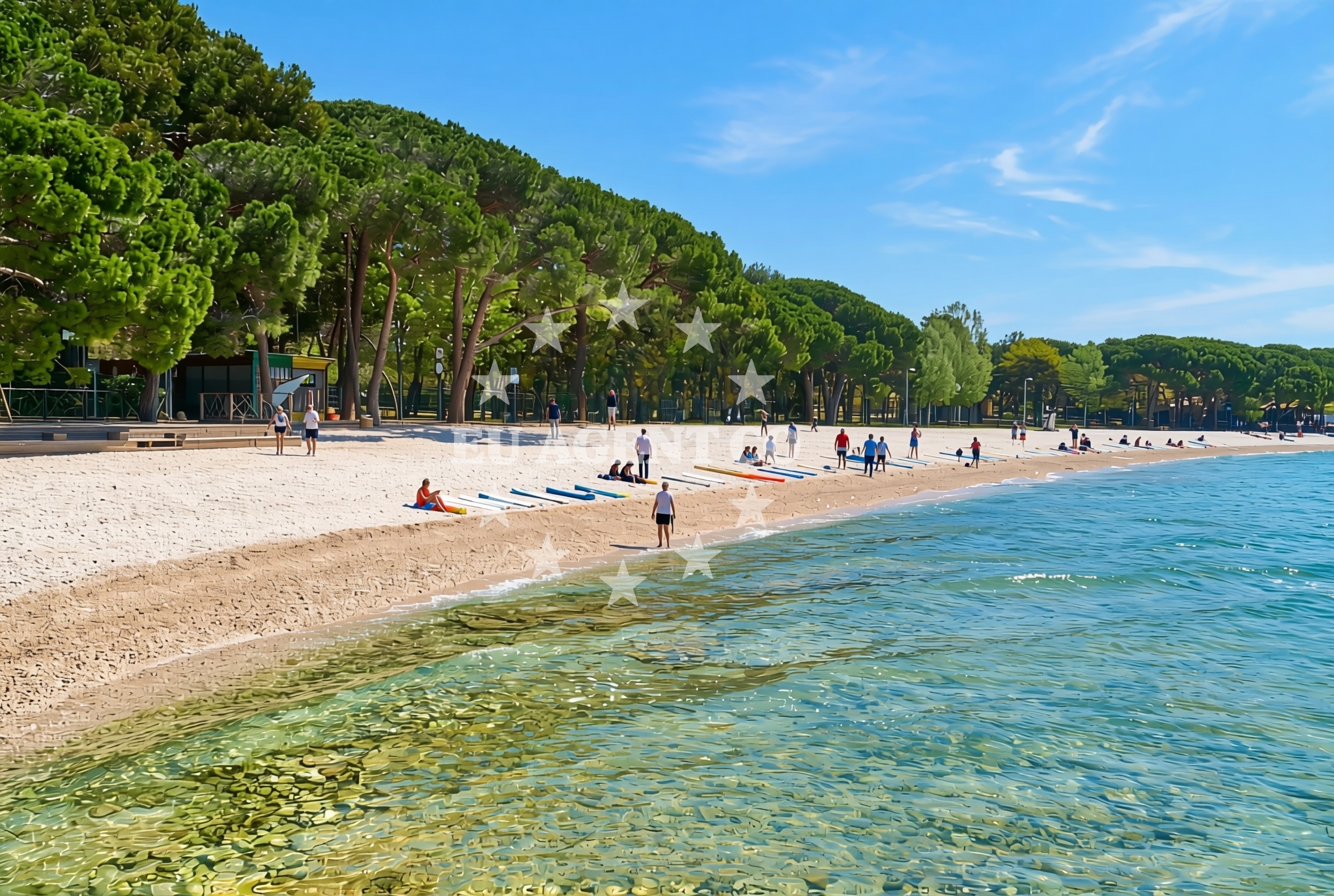 Additional view of Bi Village beach in 115 Dragonja, Fažana