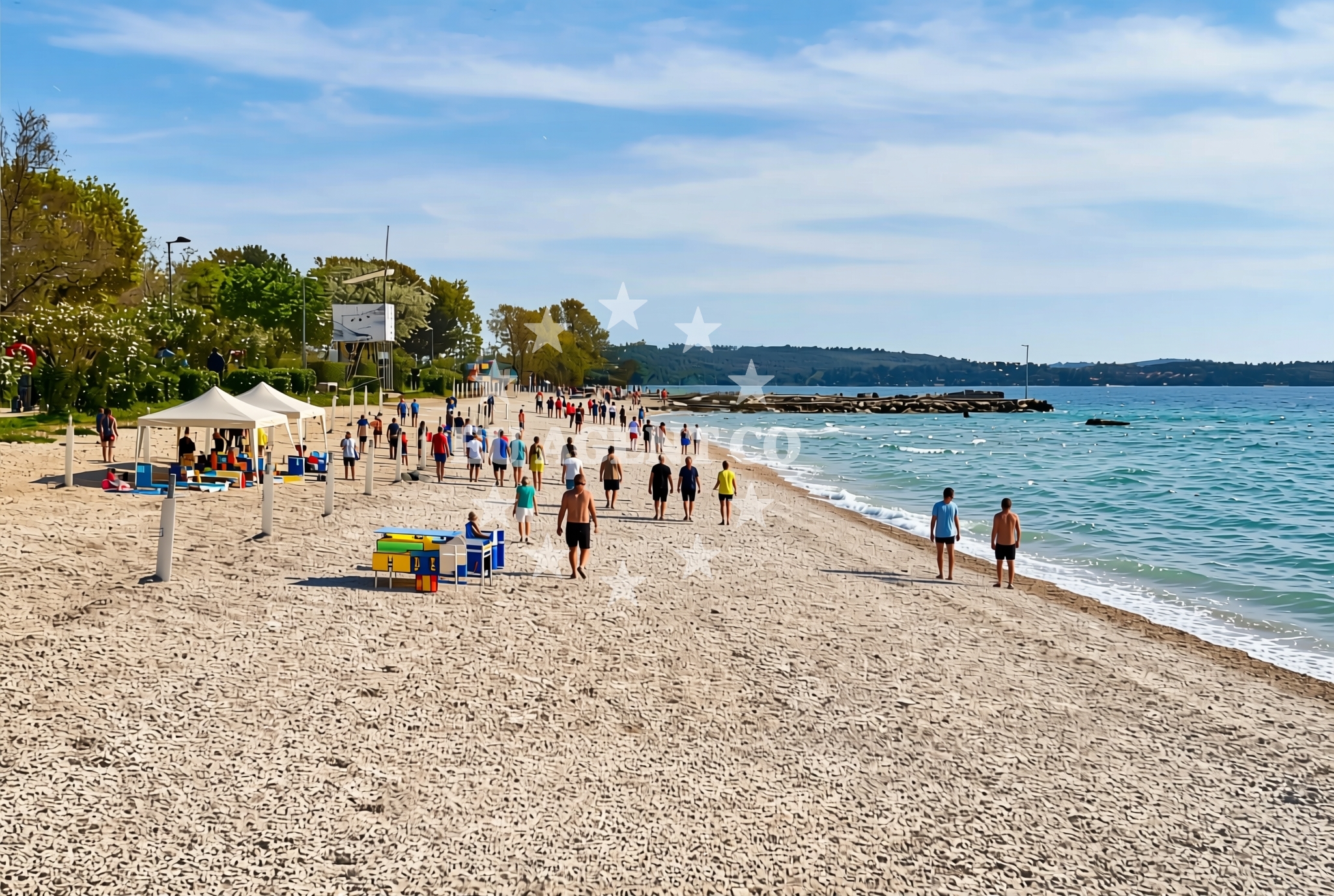 Additional view of Bi Village beach in 115 Dragonja, Fažana