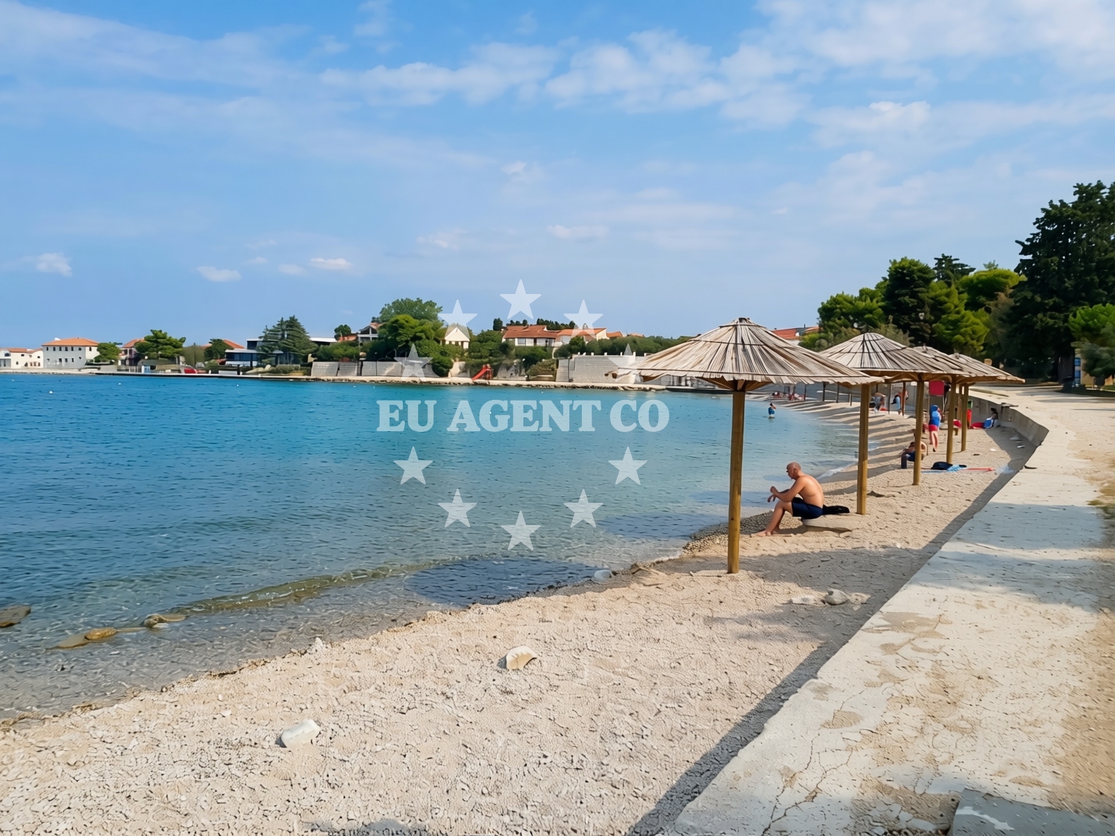 Sea and coastal view of Bibinje beach in Ulica Kralja Petra Krešimira IV , 84 Prizemlje, Bibinje