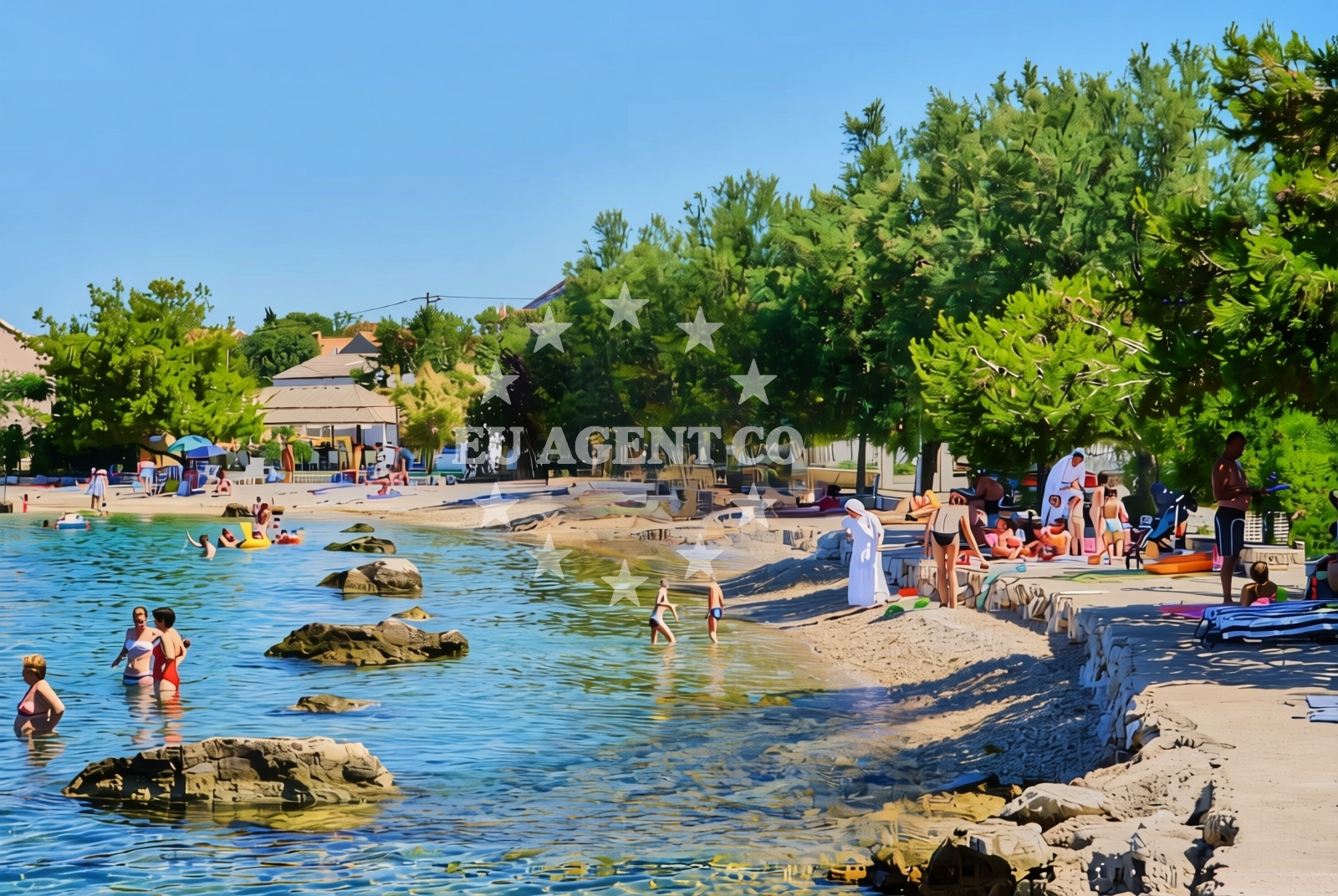 Additional view of Bibinje beach in Ulica Kralja Petra Krešimira IV , 84 Prizemlje, Bibinje
