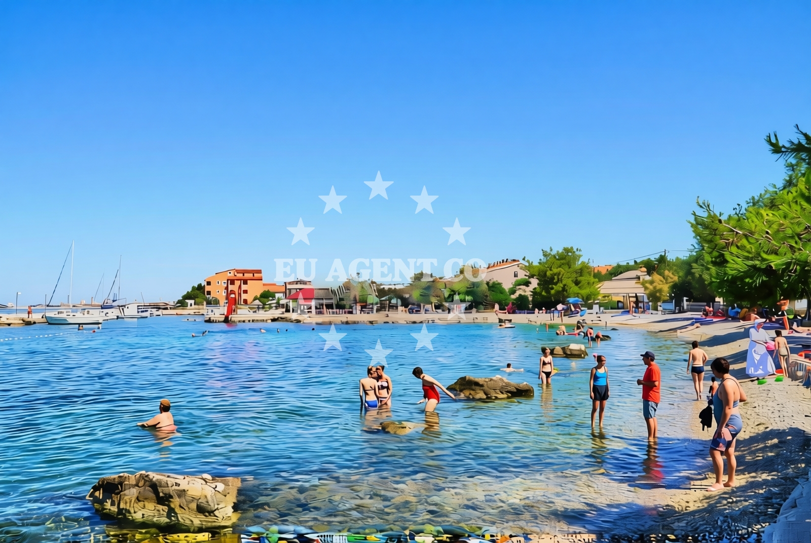 Additional view of Bibinje beach in Ulica Kralja Petra Krešimira IV , 84 Prizemlje, Bibinje