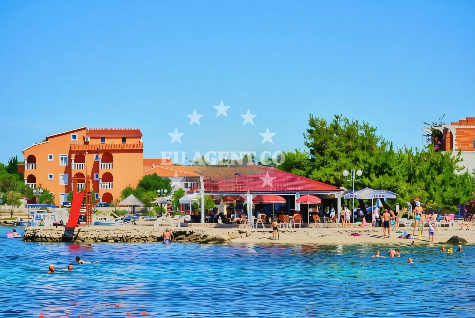 Additional view of Bibinje beach in Ulica Kralja Petra Krešimira IV , 84 Prizemlje, Bibinje