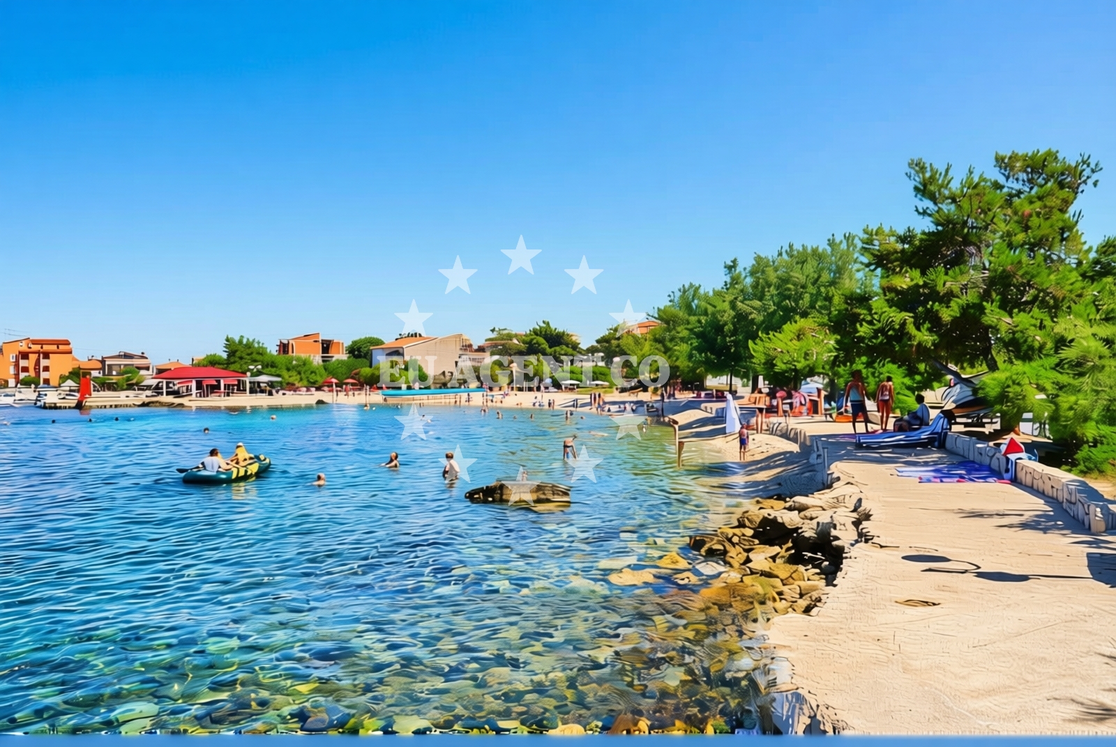 Additional view of Bibinje beach in Ulica Kralja Petra Krešimira IV , 84 Prizemlje, Bibinje