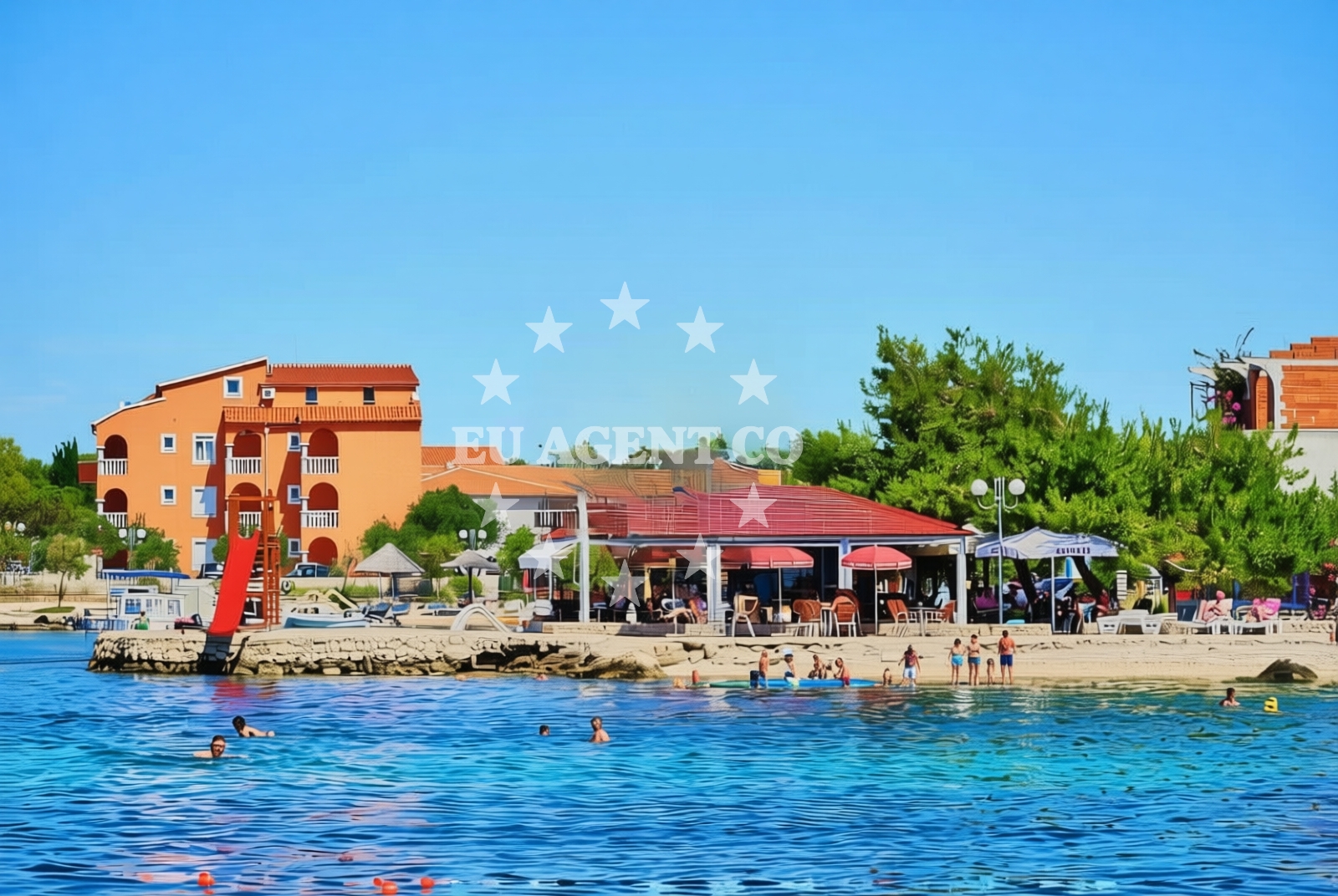 Beach facilities and surroundings at Bibinje: beaches and coves (6) in Bibinje