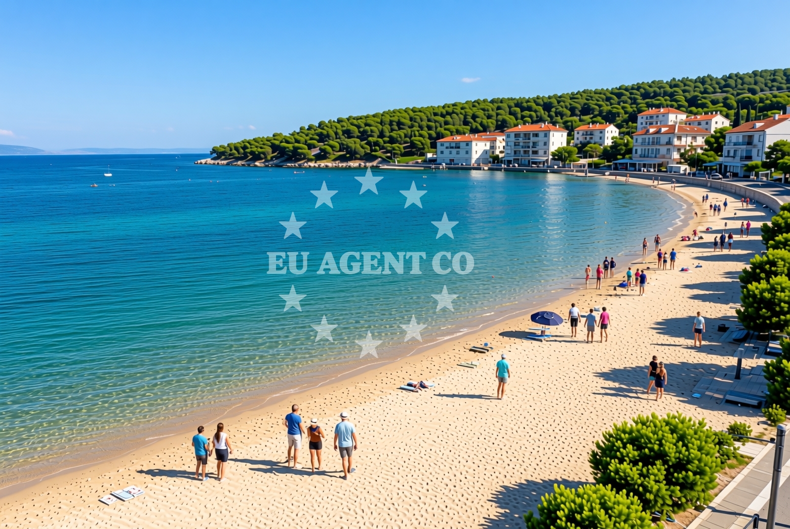Additional view of Bibinjski Mlikaric beach in 16 Ulica Mladena Bugarije Cukija, Bibinje