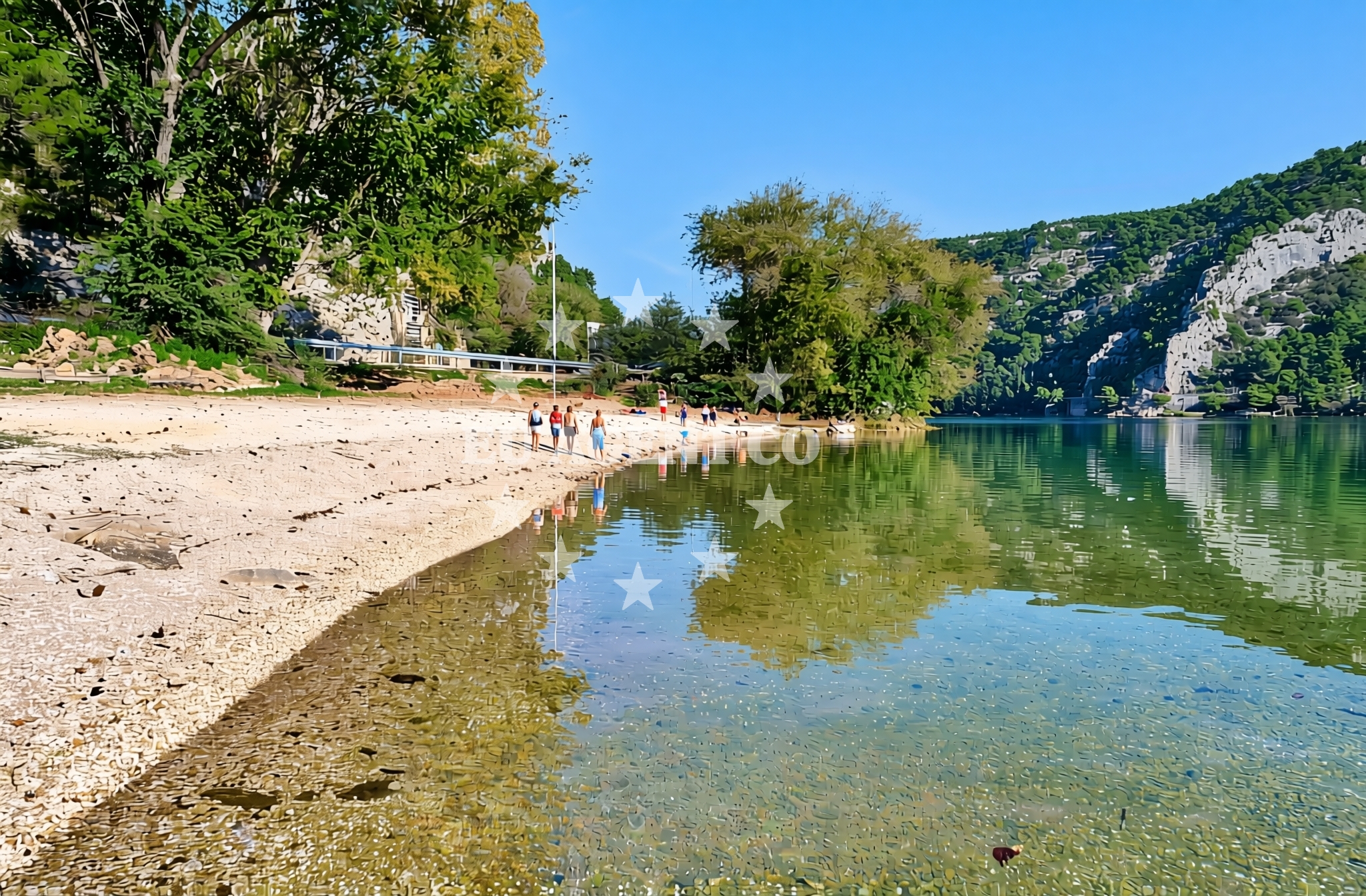 Additional view of Bićine: beaches and coves in Bićine