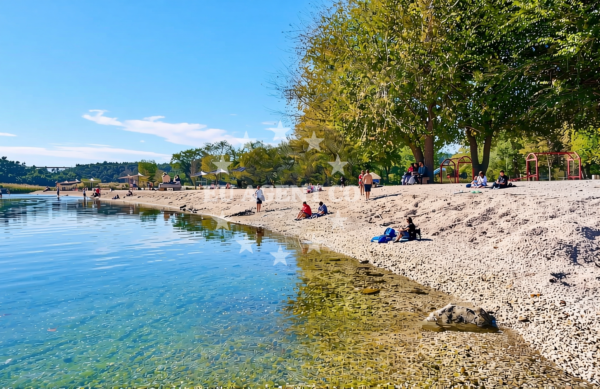 Additional view of Bićine: beaches and coves in Bićine
