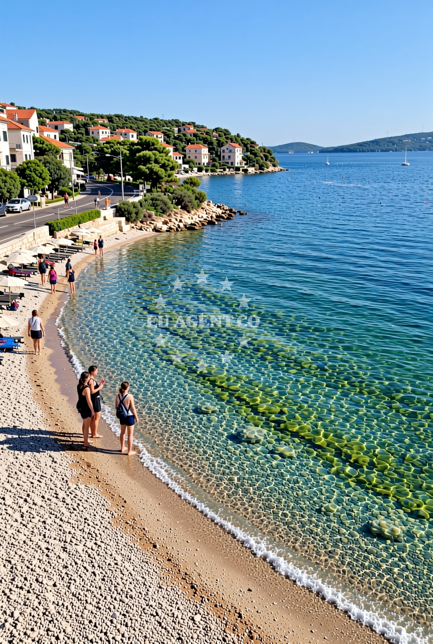 Additional view of Bićine: beaches and coves in Bićine
