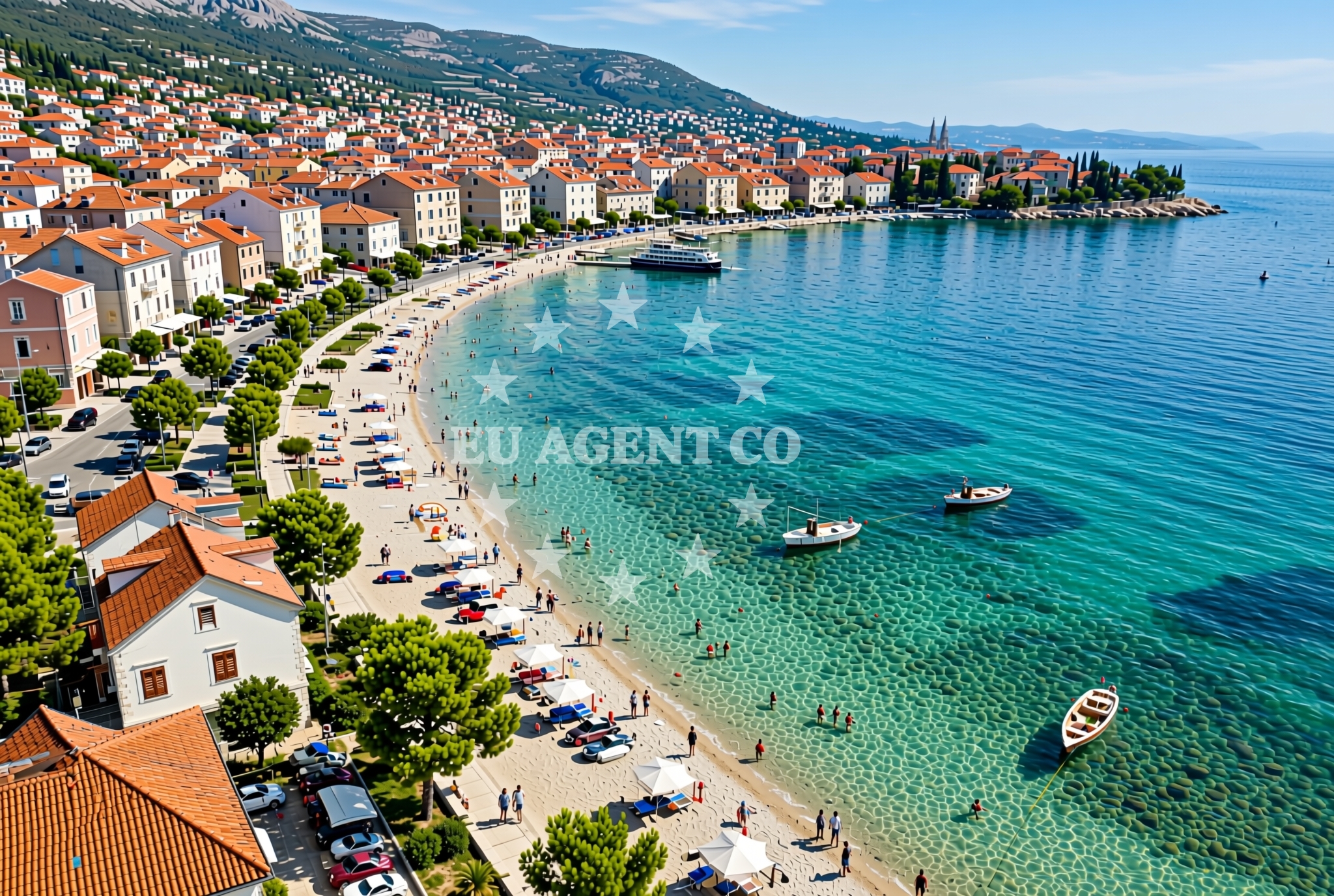 Additional view of Bićine: beaches and coves in Bićine