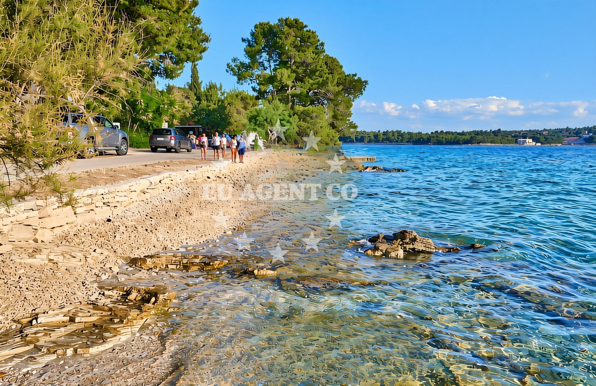 Overview of Bijaka, Milna (Brač) Beach in Bijaka