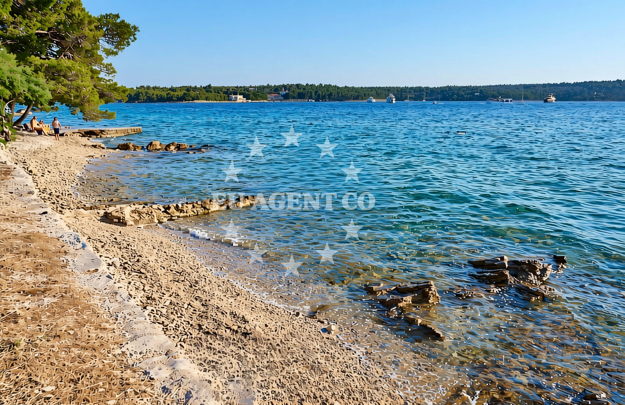 Additional view of Bijaka, Milna (Brač) Beach in Bijaka