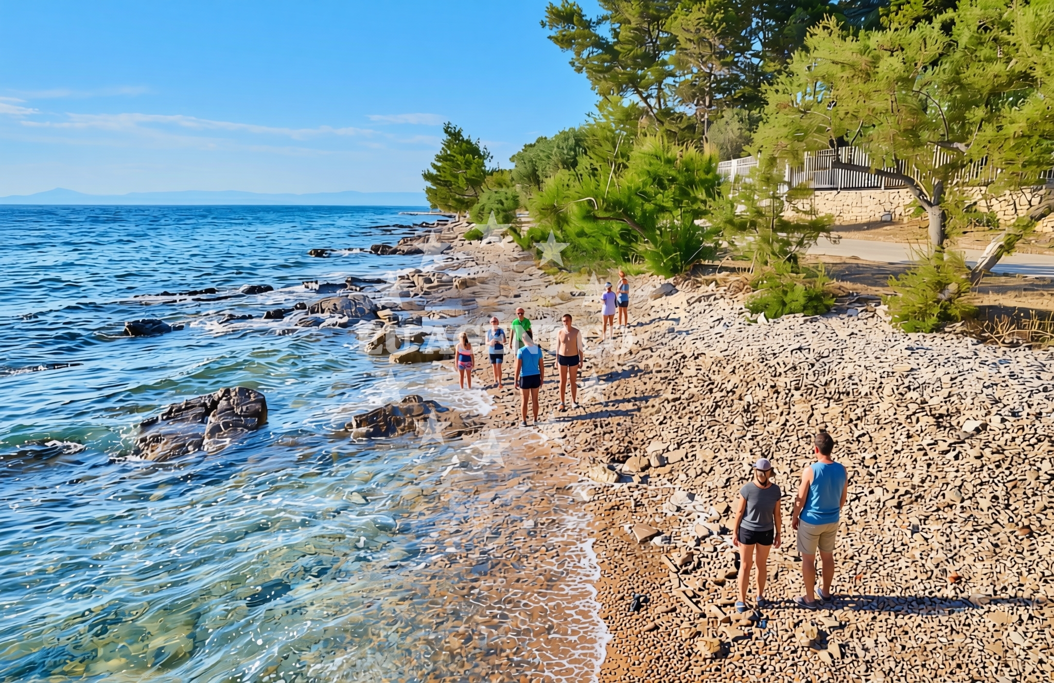 Additional view of Bijaka, Milna (Brač) Beach in Bijaka