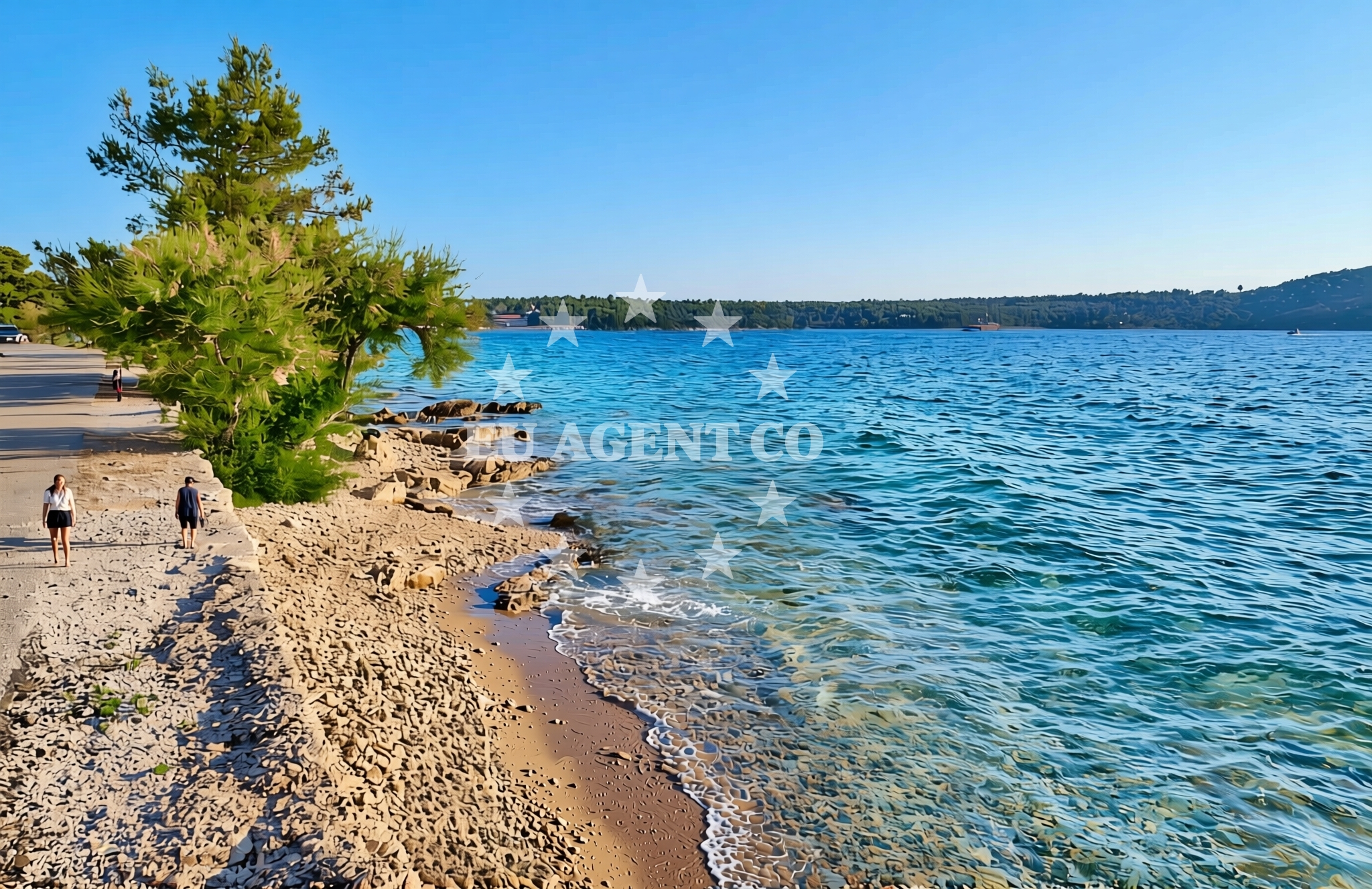 Additional view of Bijaka, Milna (Brač) Beach in Bijaka