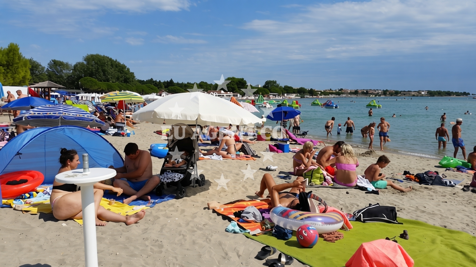 Additional view of Bijeca beach in 73 Fucane, Medulin