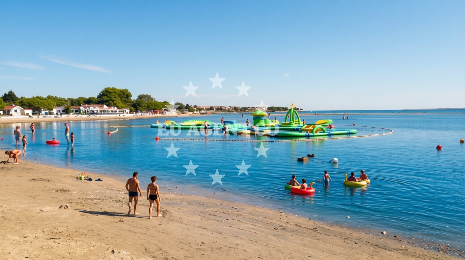 Additional view of Bijeca beach in 73 Fucane, Medulin