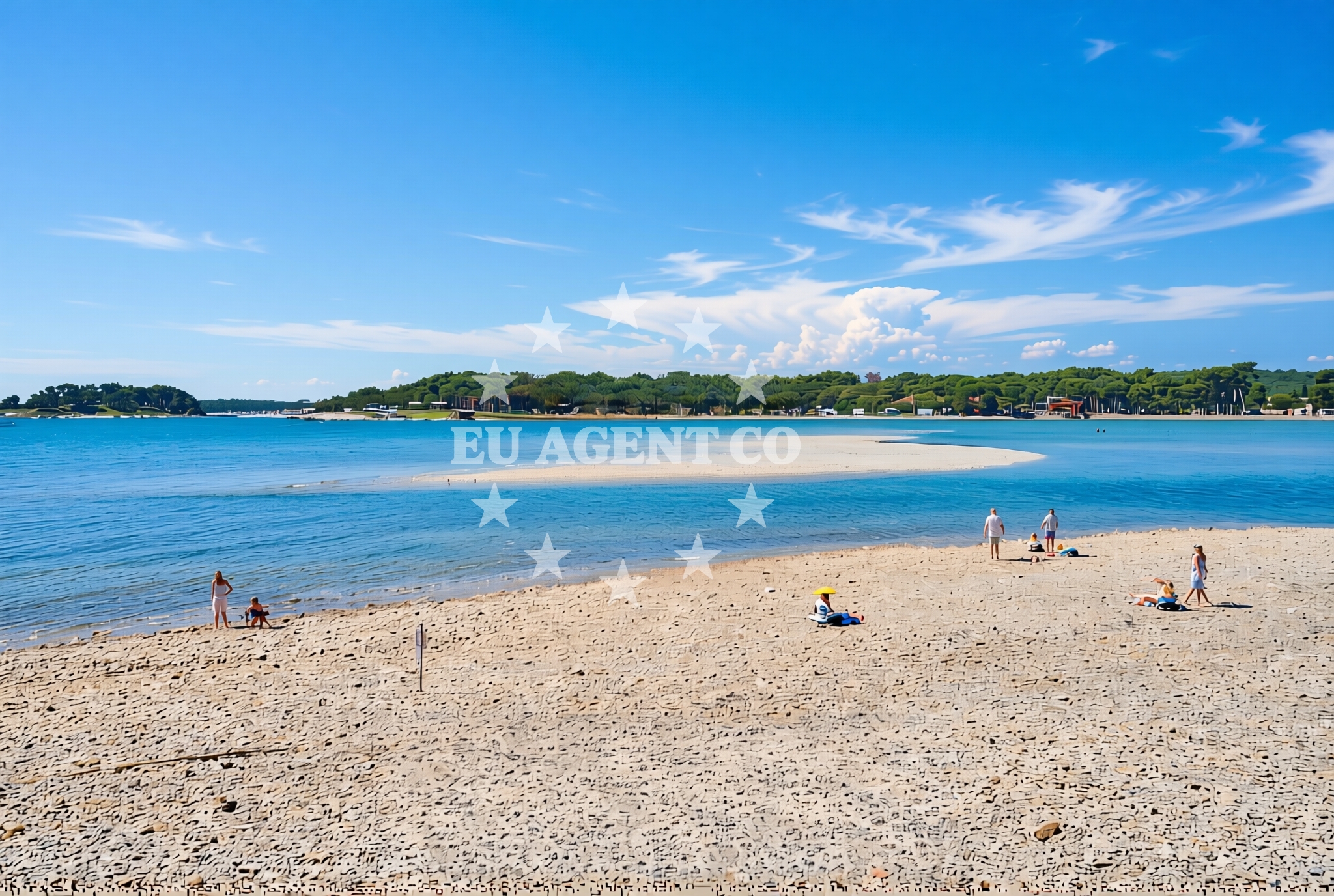 Additional view of Bijeca beach in 73 Fucane, Medulin